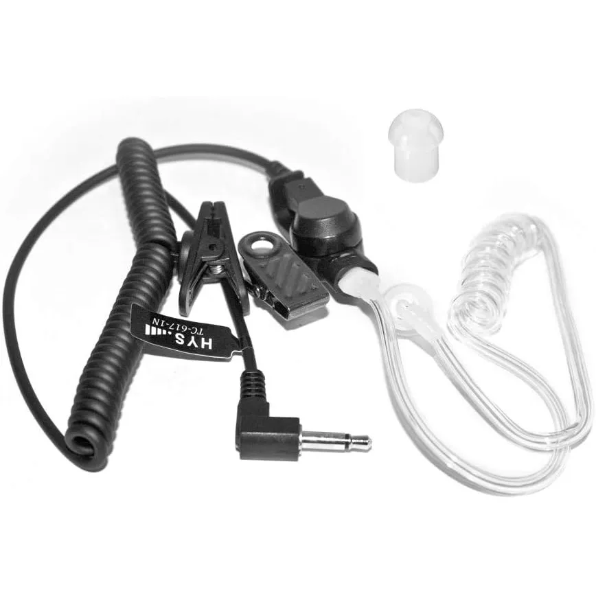 HYS 3,5mm Klinke Sicherheits Ohrhörer Schallschlauch Headset(1)