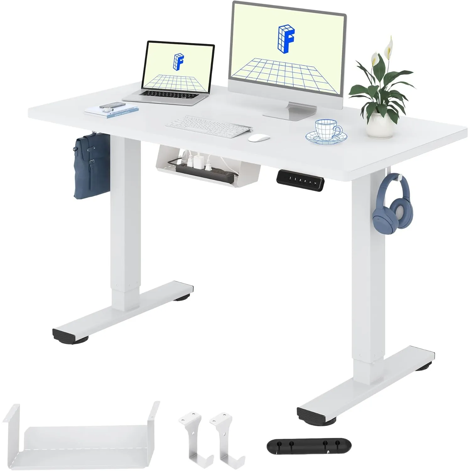 FLEXISPOT Höhenverstellbarer Schreibtisch Basic 120x60cm