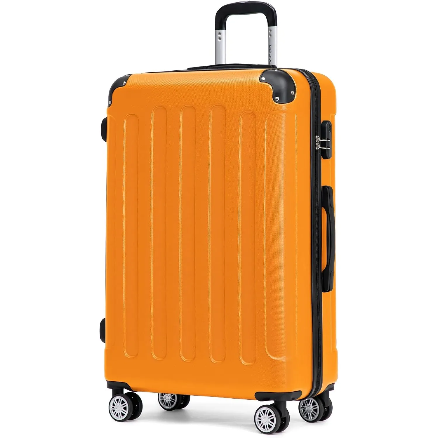 BEIBYE Hartschalenkoffer XL 76 cm – großer Reisekoffer für Familienreisen, leicht, robust, ABS, 360° Doppelrollen, Zahl…