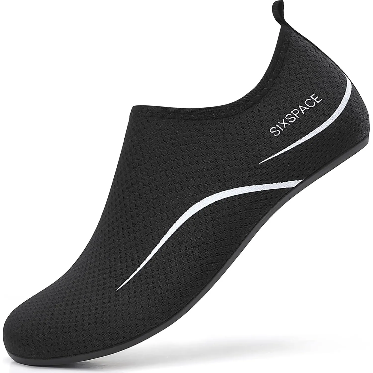 Sixspace Badeschuhe Damen Wasserschuhe Herren Schwimmschuhe Gr.34-47 | Aquaschuhe Schnelltrocknend Atmungsaktiv Strands…