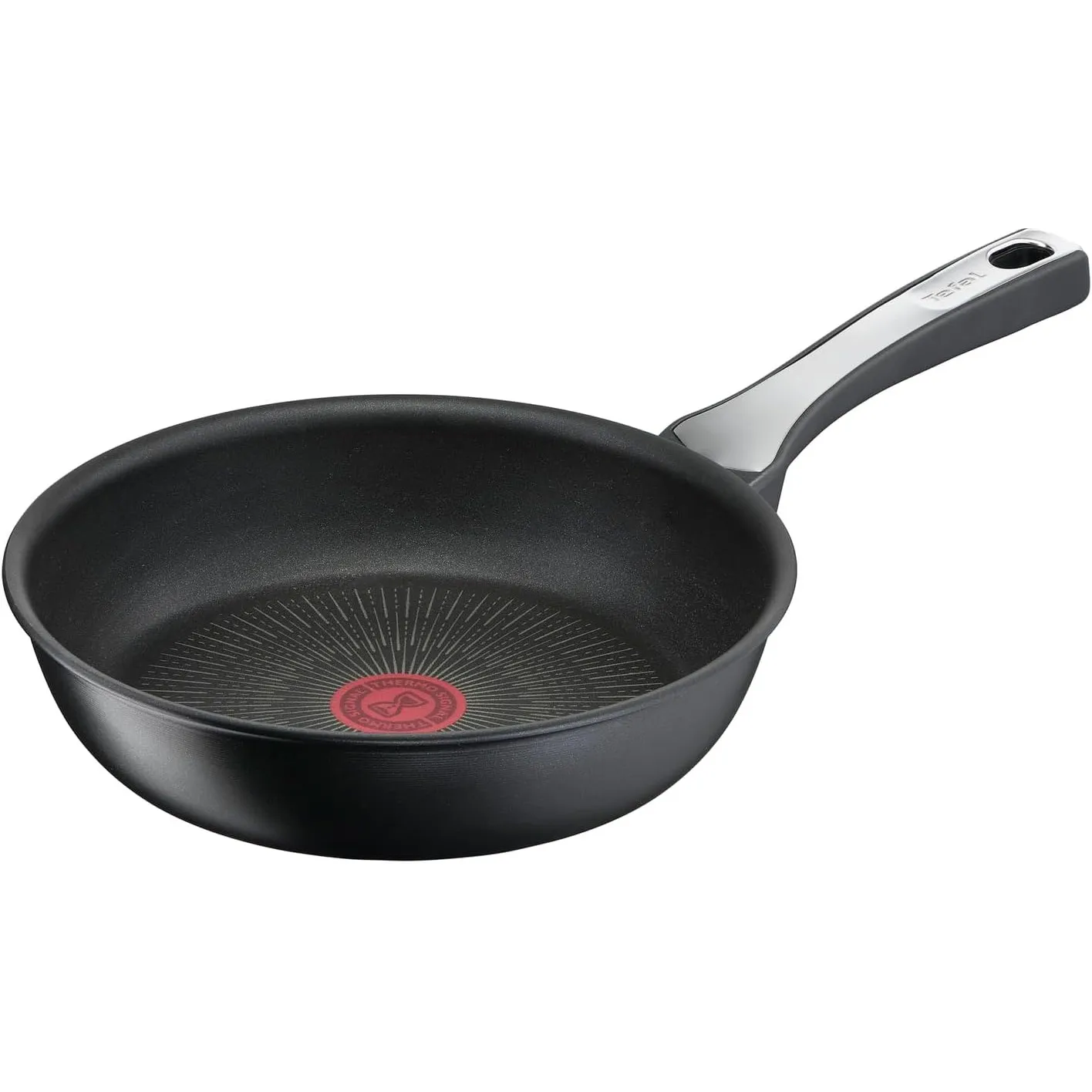 Tefal Unlimited On Bratpfanne 24 cm, Pfanne Induktion mit kratzfester Titanium Antihaft-Beschichtung,Thermo-Signal bei …