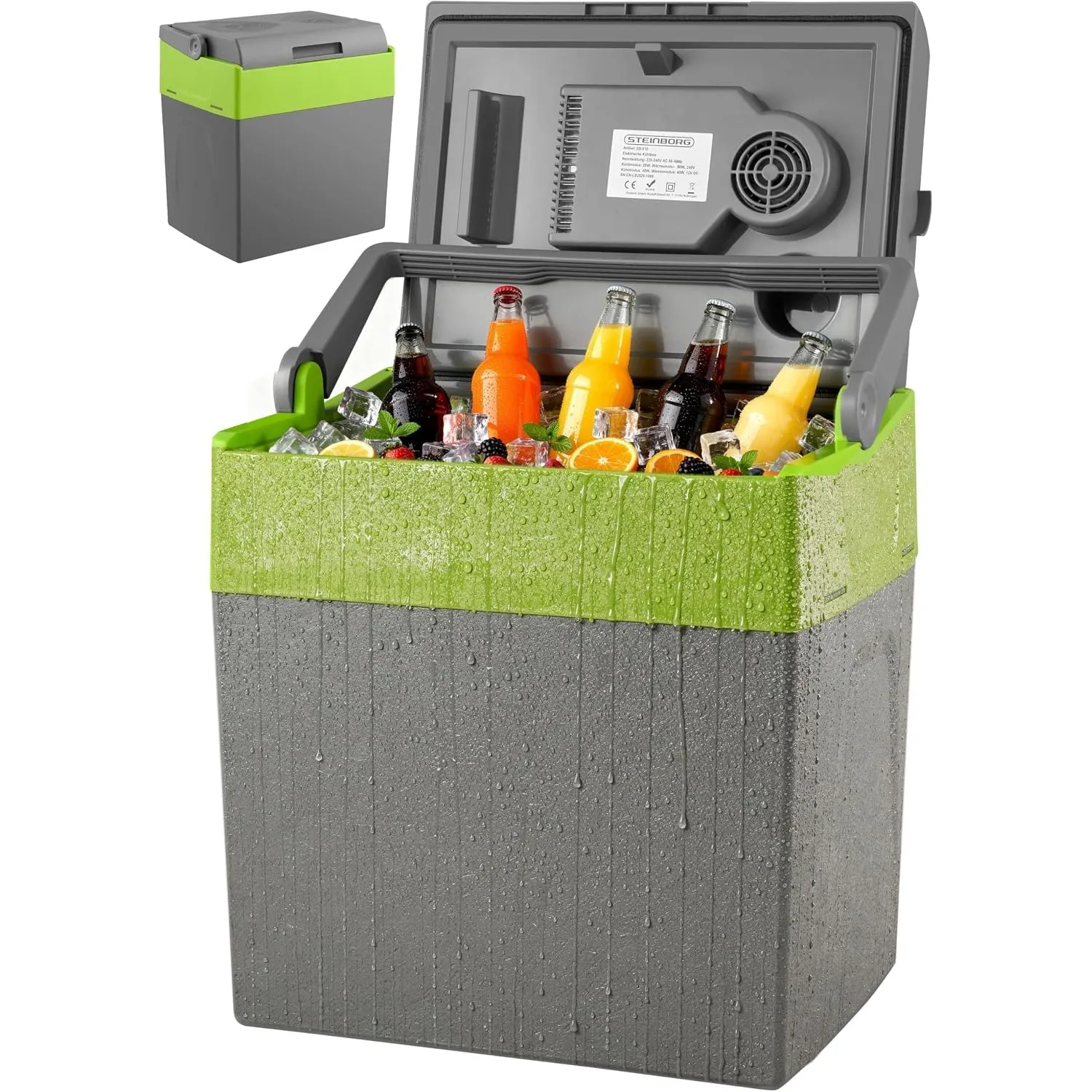 30 Liter 2in1 Kühlbox | Elektrische Kühlbox | Kühltasche | Isoliertasche | Thermobox | Warmhaltebox | Auto | Camping | …