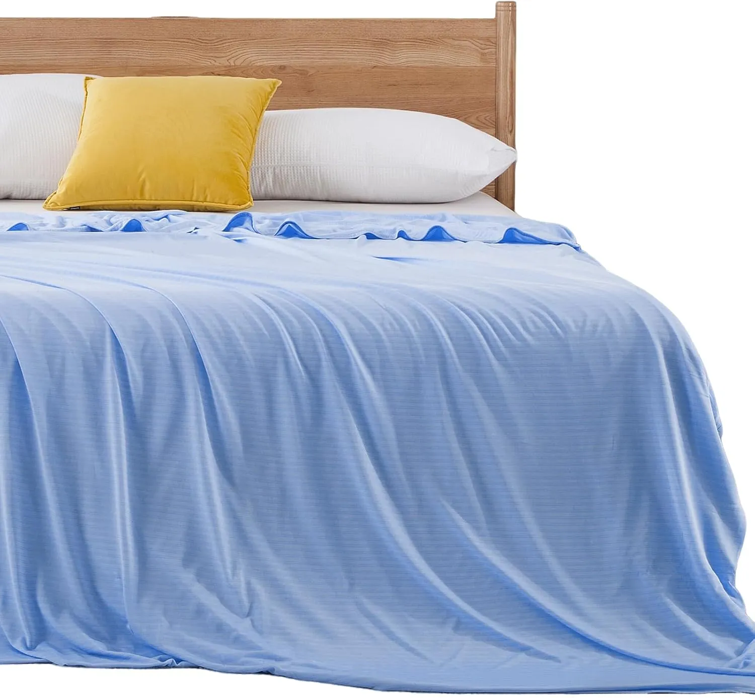 Elegear 2-in-1 Microfibre Cooling Blanket, Summer Blanket, Self-Cooling Blanket for Better Sleep, Anti-Allergy and Brea…