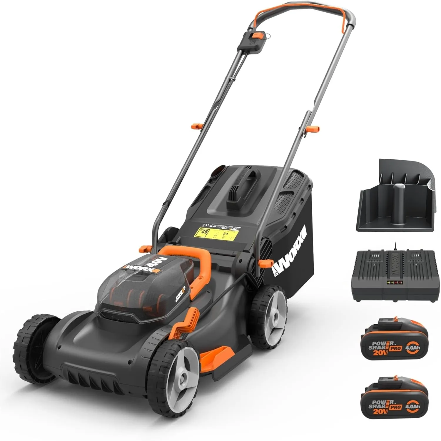WORX WG743E Akku-Rasenmäher 40V, 40cm Schnittbreite