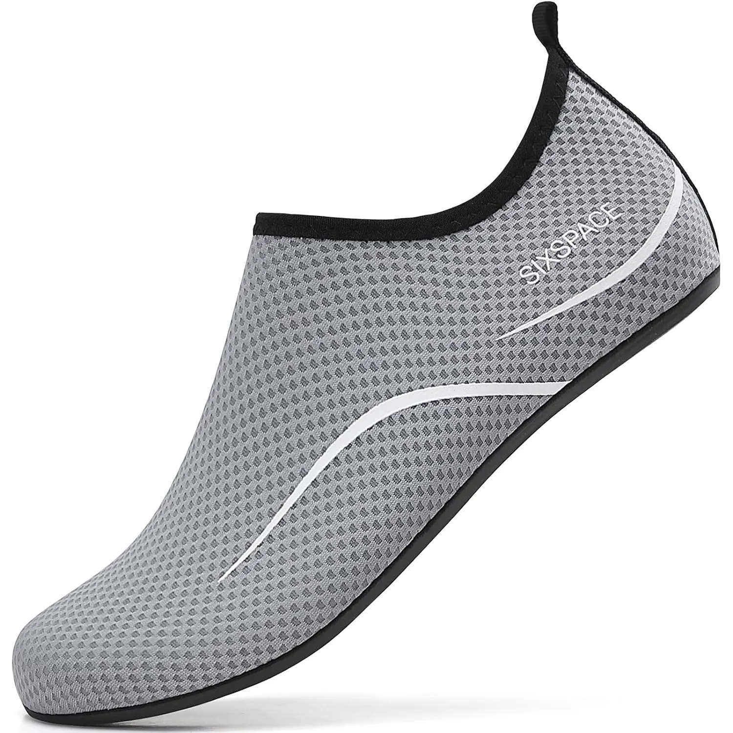Sixspace Unisex Badeschuhe Wasserschuhe mit Rutschfester Sohle, Gr.34-47