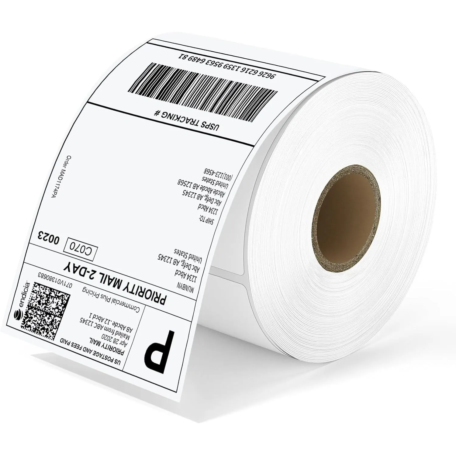 MUNBYN Thermopapier Versandetiketten 4×6 DHL Etiketten (100 mm × 150 mm), Wasserfester Versandaufkleber für Labeldrucke…