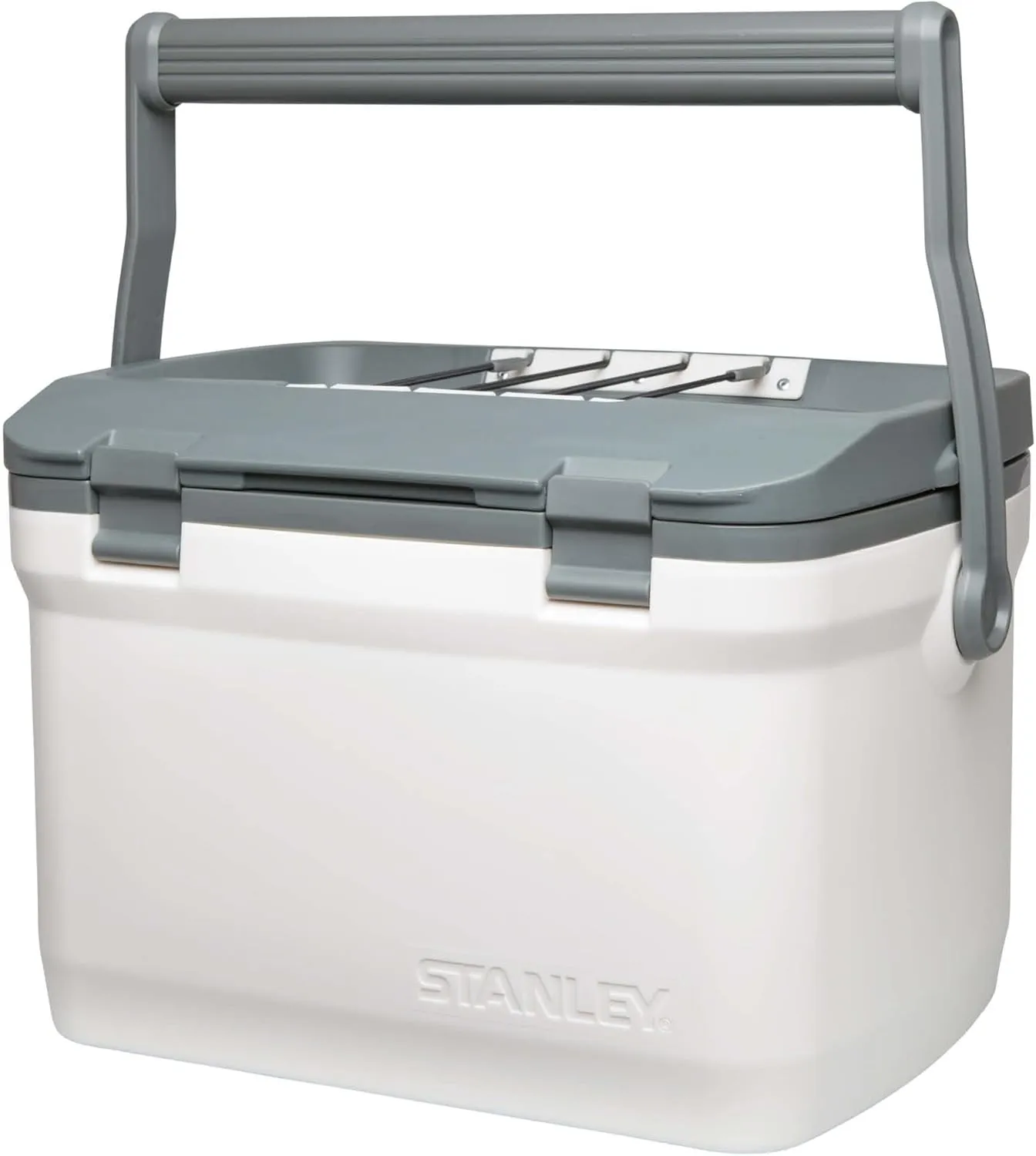 Stanley 1913 Adventure Outdoor Cooler 6,6 Liter Polar - Camping Kühlbox Klein - BPA-Frei - Deckel fungiert auch als Sit…