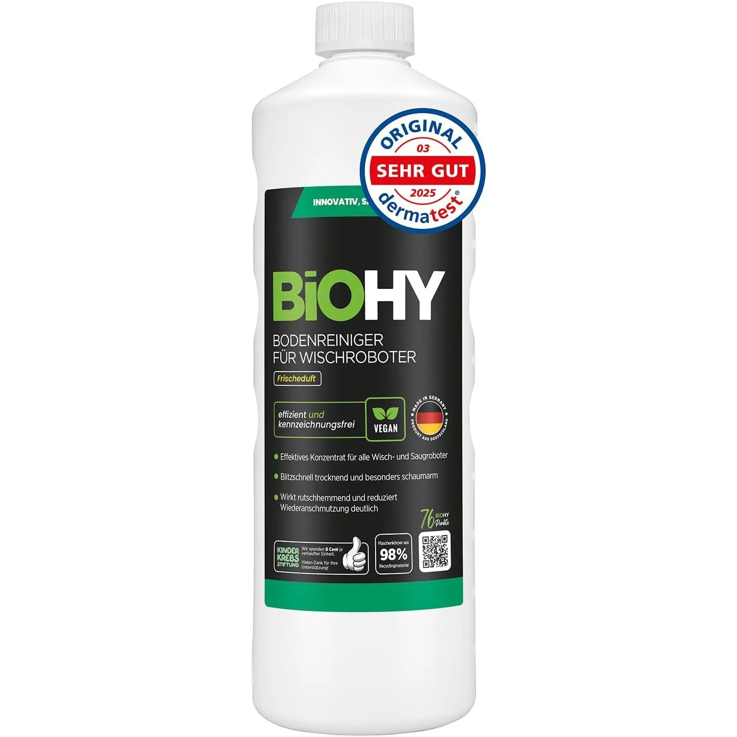 BiOHY Bodenreiniger für Wischroboter (1l Flasche), Reinigungsmittel