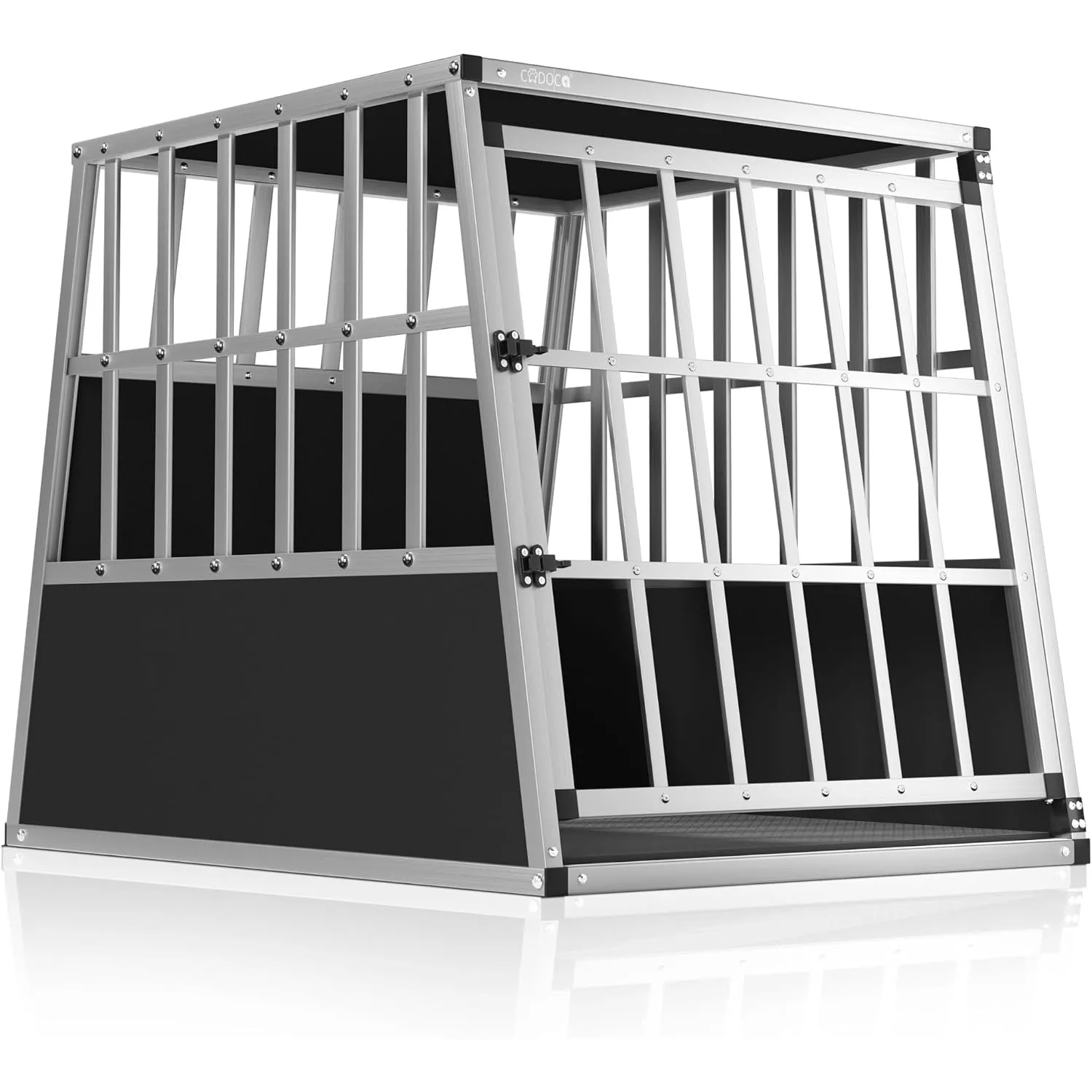 CADOCA® Hundetransportbox L Aluminium