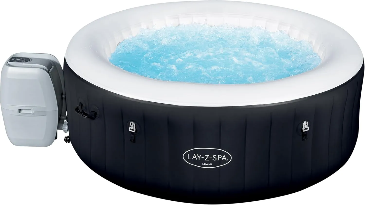 Bestway® LAY-Z-SPA® Miami AirJet™ Round Hot Tub, 180 x 66 cm