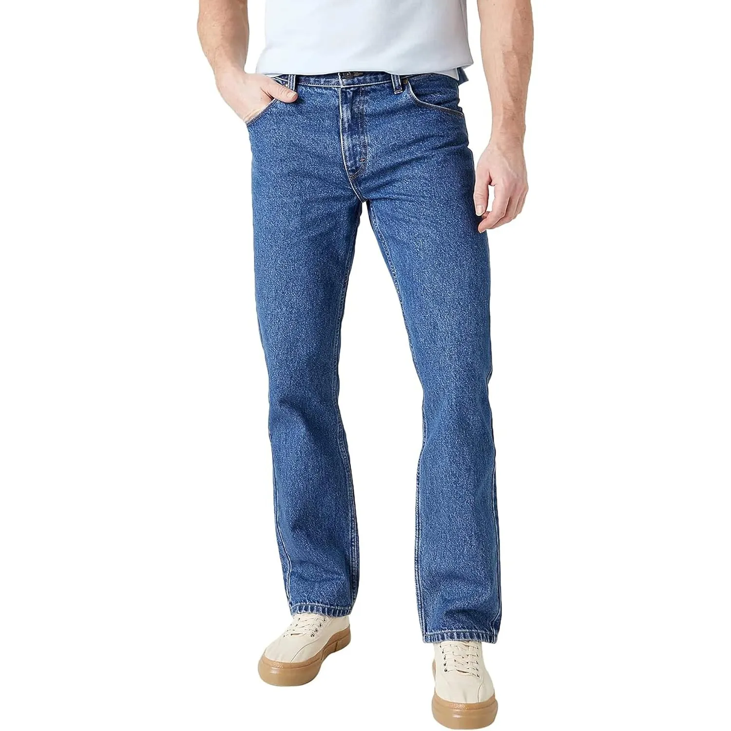 Wrangler - Jeans Herren - Regular Fit - Red Kabel - Authentic Blue