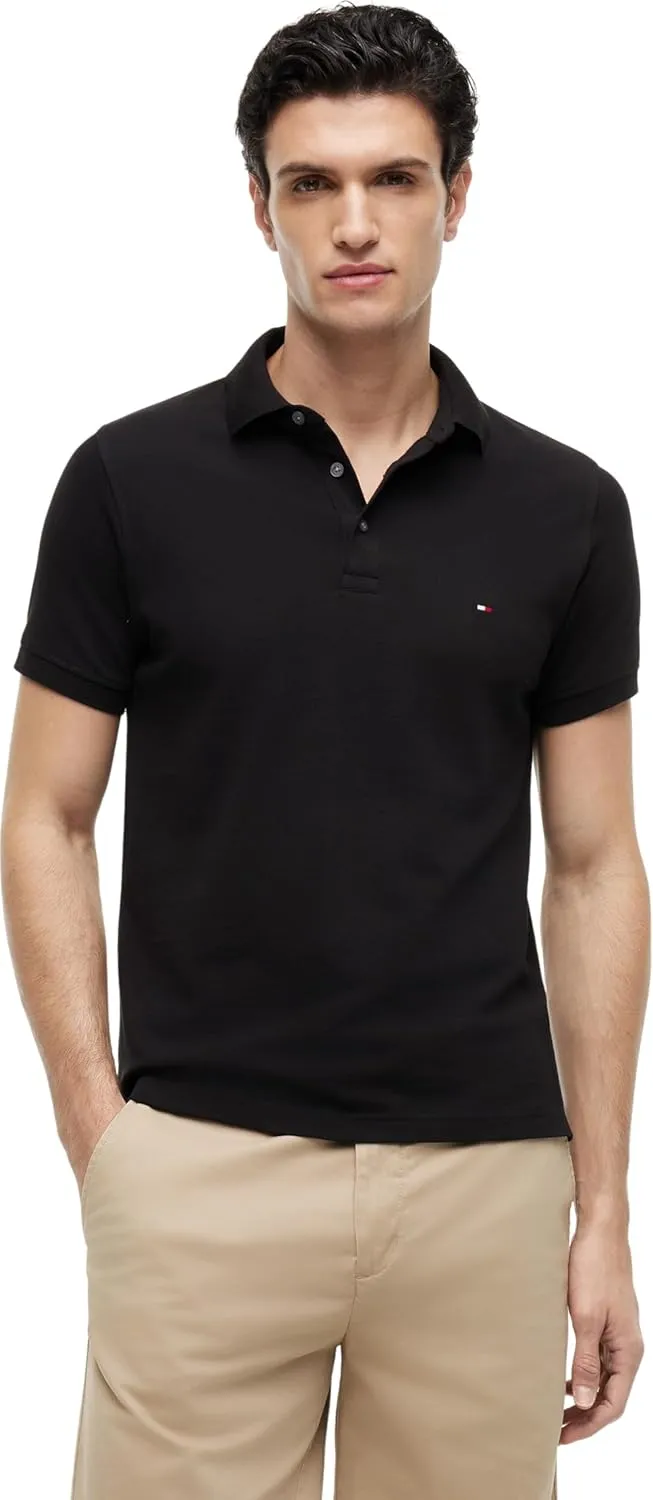 Tommy Hilfiger Herren Poloshirt Kurzarm 1985 Slim Slim Fit