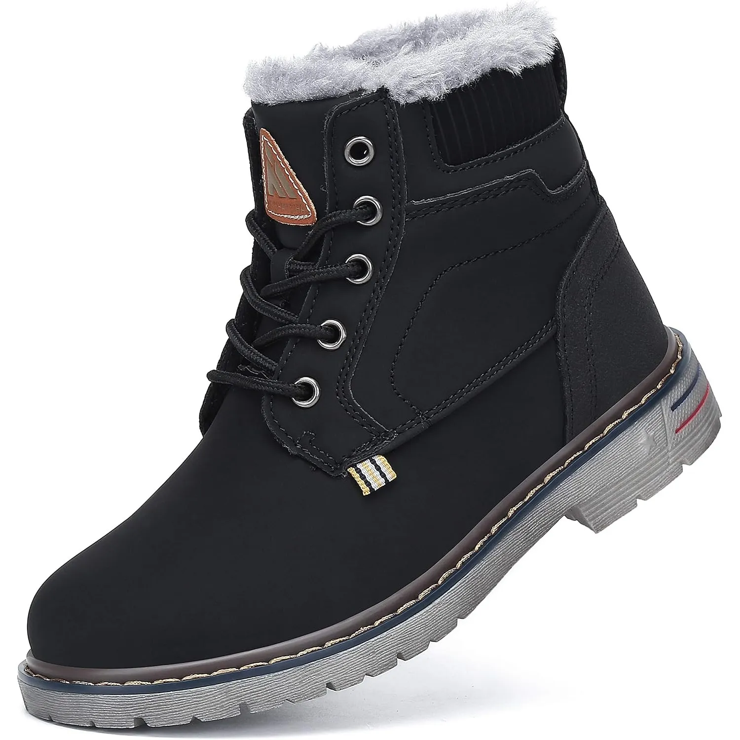 Mishansha Kinder Winterschuhe Jungen Mädchen Gefüttert Gr.24-36