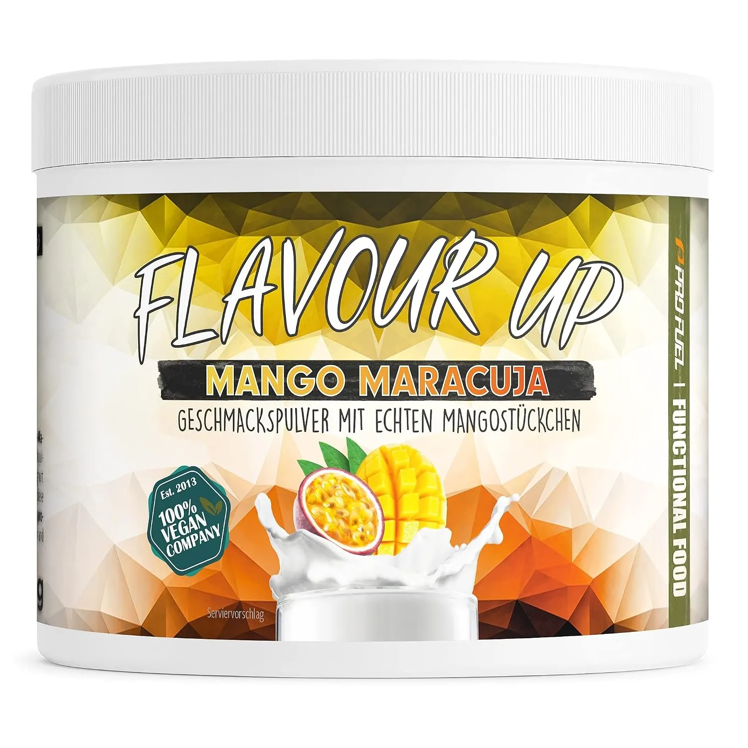 Geschmackspulver Mango Maracuja 250 g - Flavour Powder | Leckerer Geschmack und Süße - Nur 10 kcal pro Portion - Vielse…