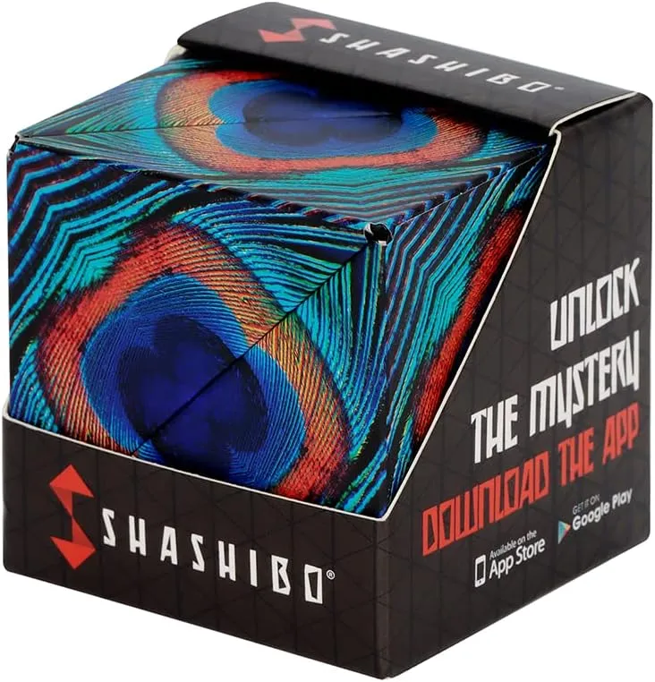SHASHIBO Formwechsel-Box – Preisgekrönter, patentierter Zappelwürfel mit 36 Seltenerdmagneten – lässt Sich in über 100 …