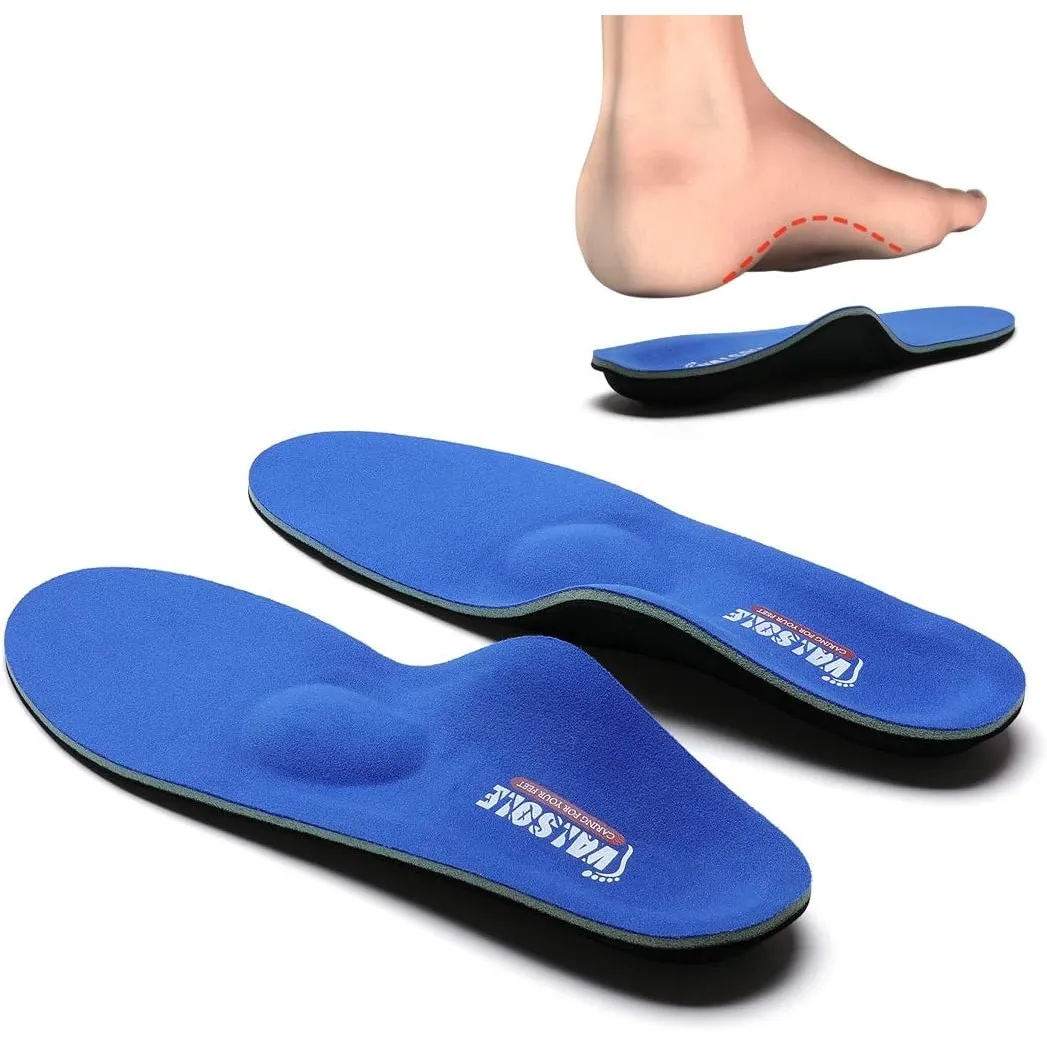 VALSOLE Orthopädische Einlegesohlen Für Damen & Herren Hohe Fußstütze Weiche Funktionelle schuheinlagen Insert für Plat…