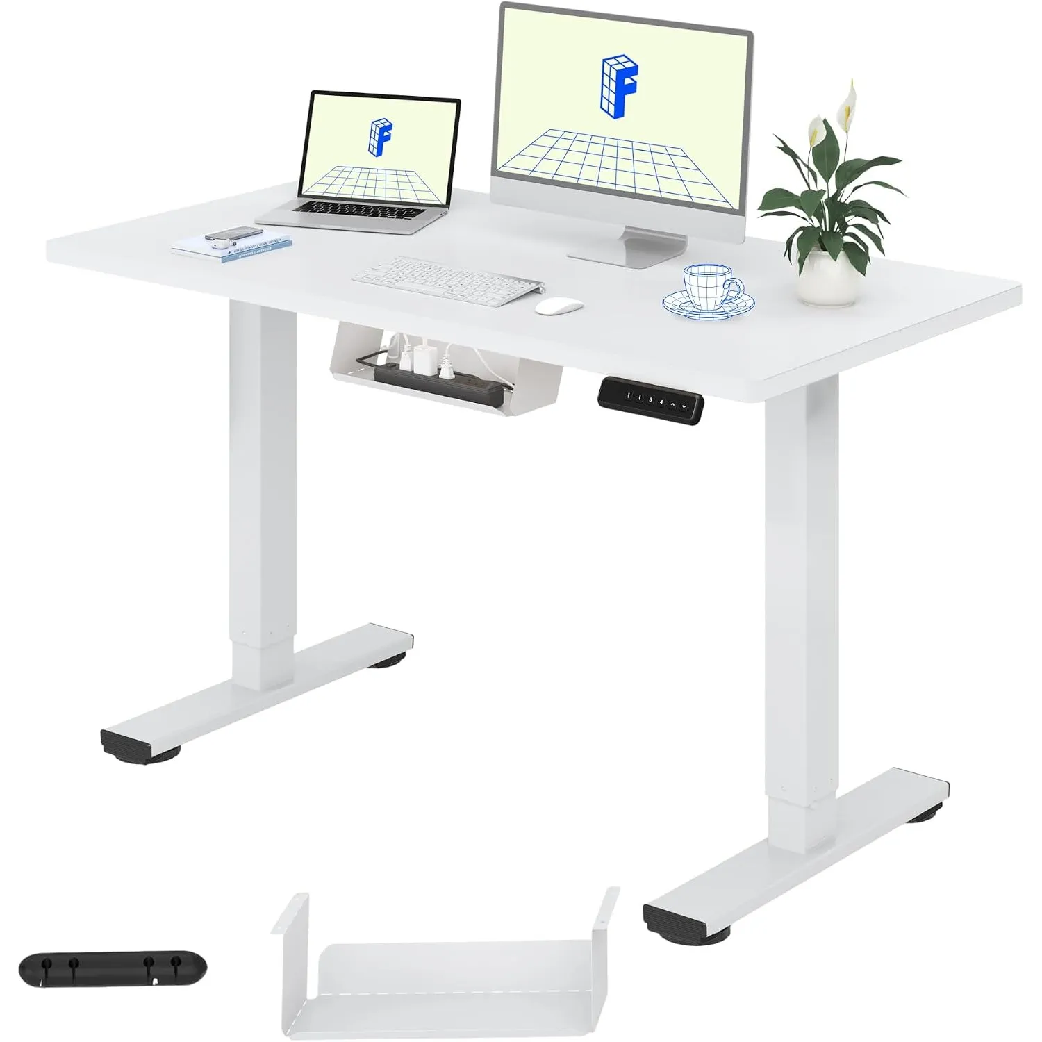FLEXISPOT Höhenverstellbarer Schreibtisch Basic 100x60cm