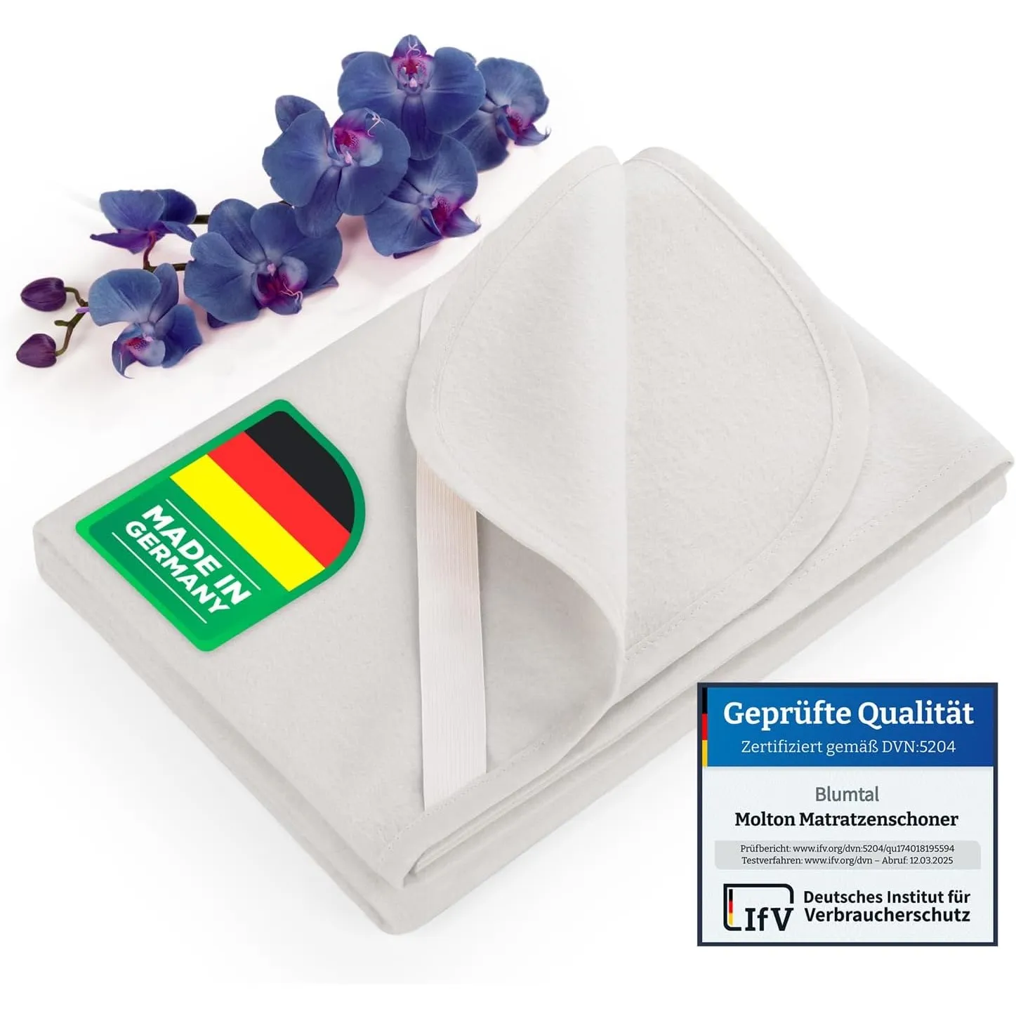 Blumtal® Premium Molton Matratzenschoner 140x200cm 100% Baumwolle im 2er Set - Oeko-Tex zert. Matratzenauflage 140x200c…