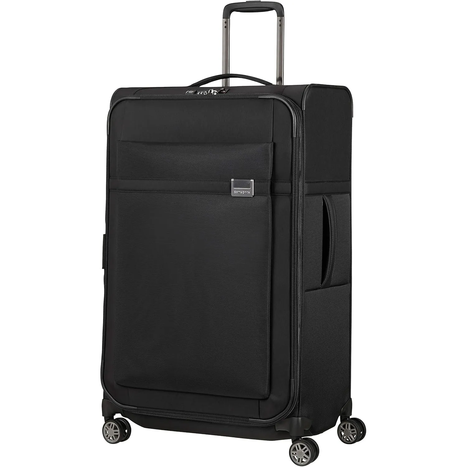 Samsonite Airea - Spinner L erweiterbar, Koffer, 78 cm, 111.5/120 L, Schwarz (Black)