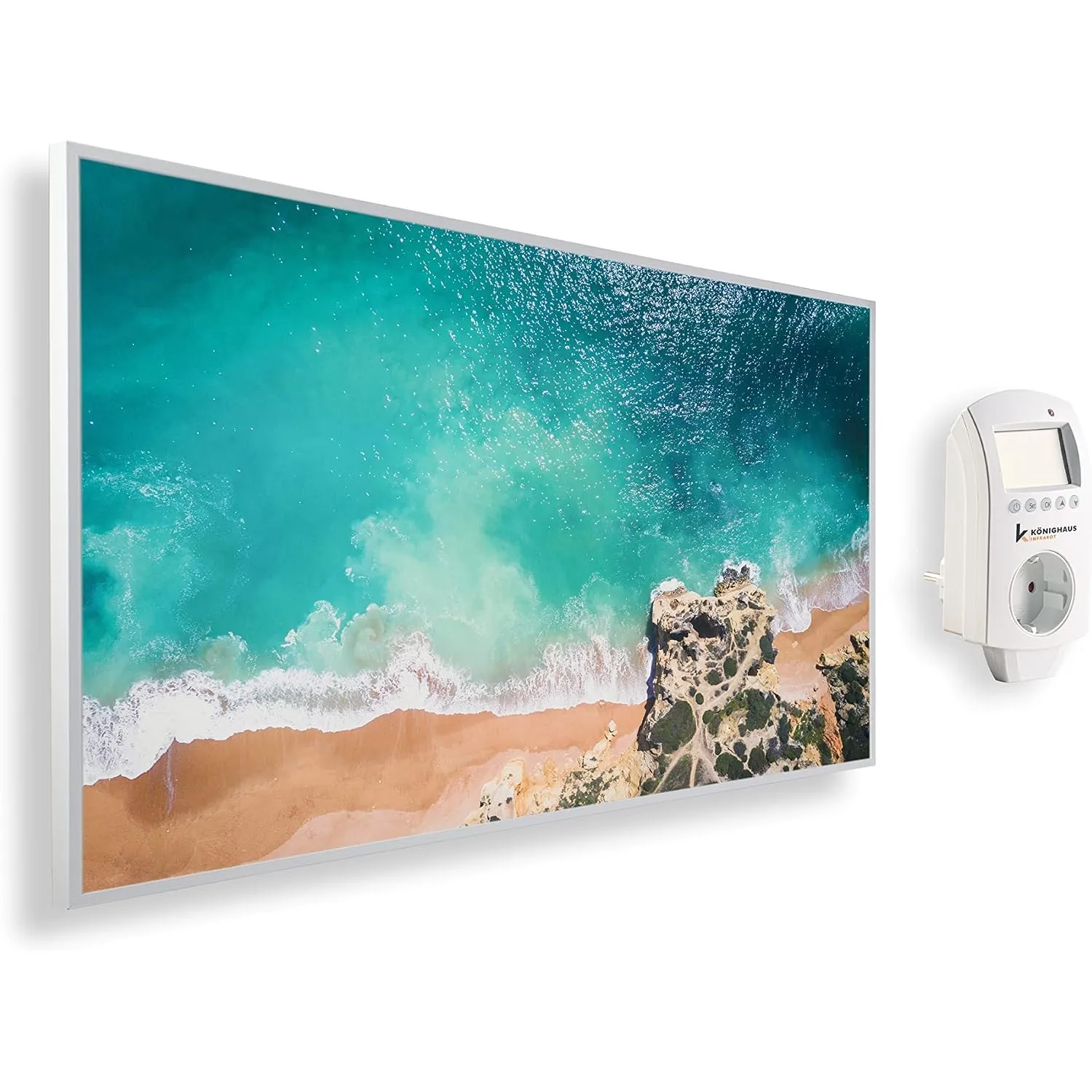 Könighaus Panorama Bildheizung 1200 Watt - Smart Thermostat - 18-29 m²
