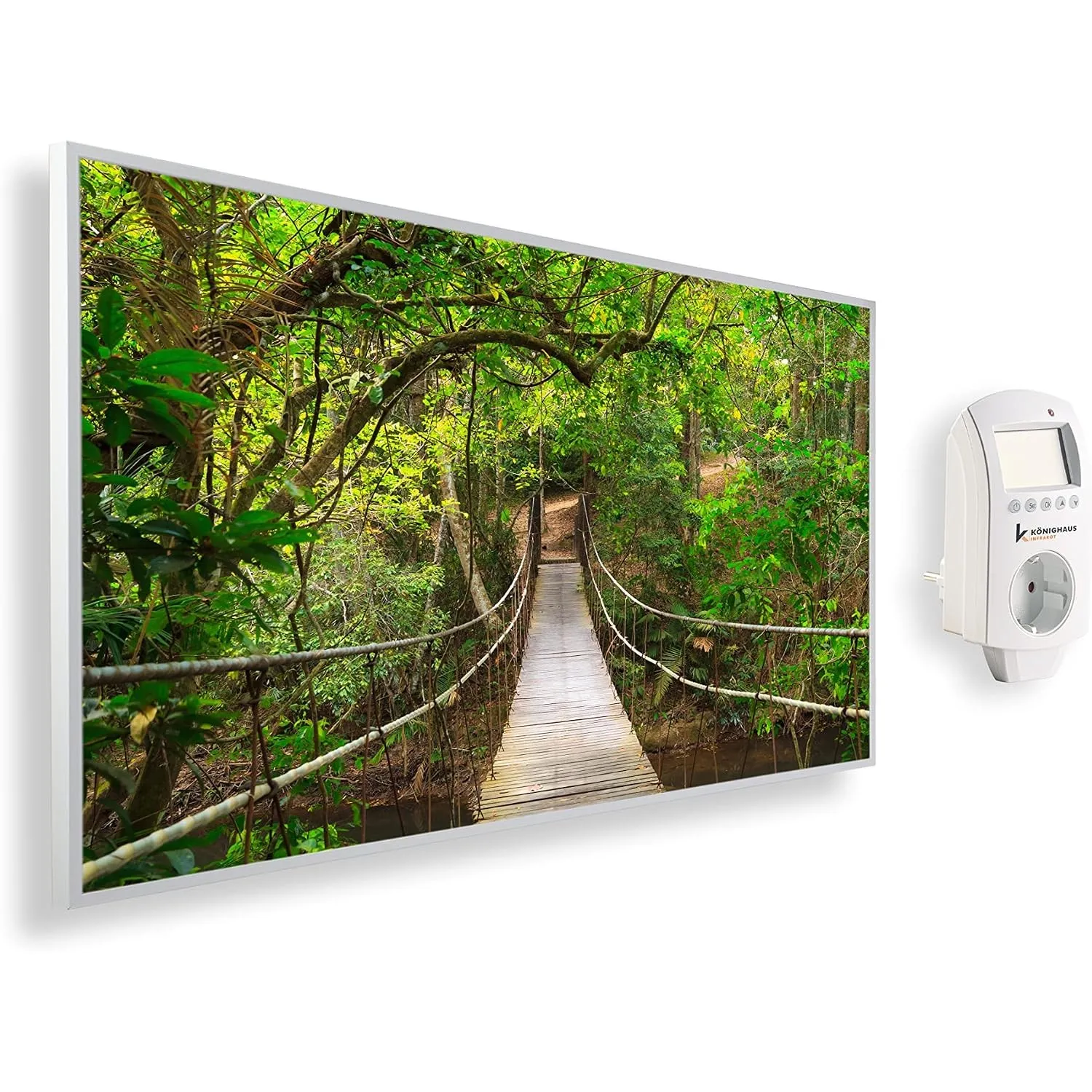 Könighaus Panorama Bildheizung 1200 Watt - Smart Thermostat - 18-29 m²