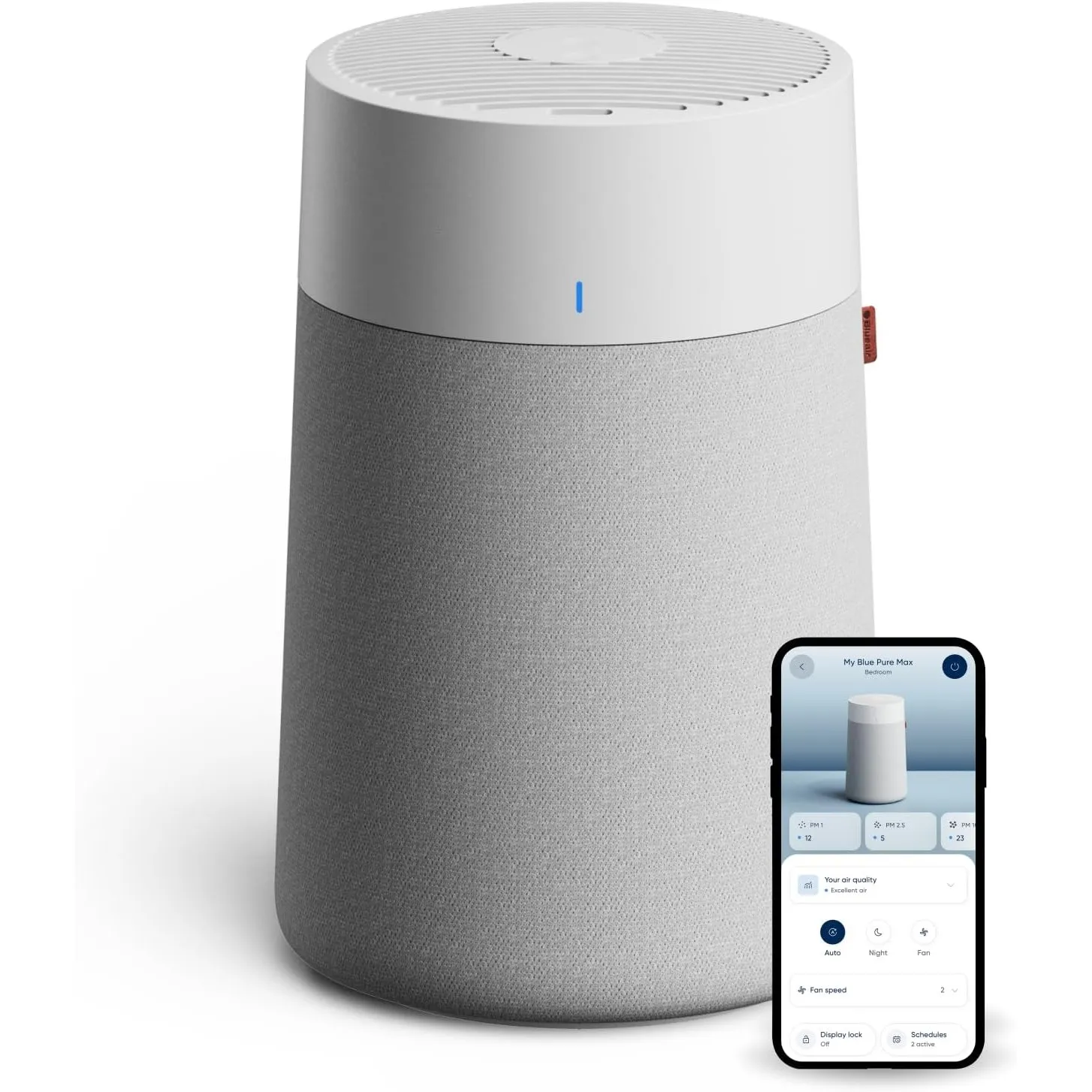 BLUEAIR Luftreiniger für Räume bis 43 m² – Smart, Leise, HEPASilent Technologie, Ideal für Zuhause, Schlafzimmer, Kinde…