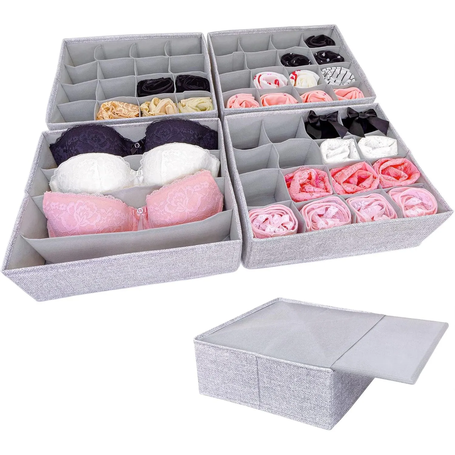 SIMPLE JOY® PAX75 Organizer passgenau in IKEA PAX, Premium Einsatz 52Fach | Perfekt für IKEA PAX 75x58cm ✓Bewährte Mark…
