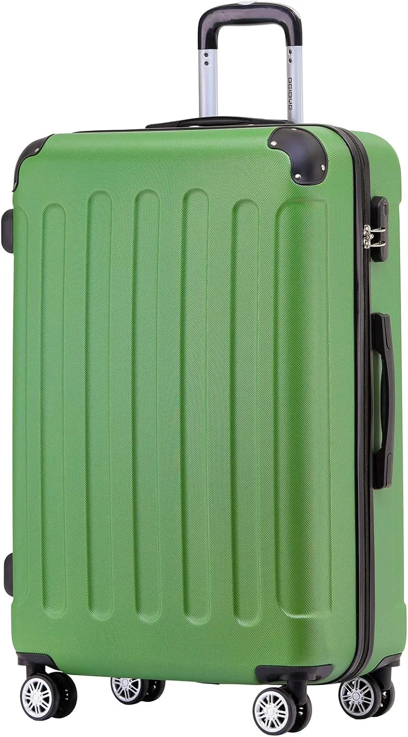 BEIBYE Hard Shell Suitcase, Trolley Suitcase, Travel Suitcase, Security Combination Lock, Twin Wheels, ABS Material, Ha…