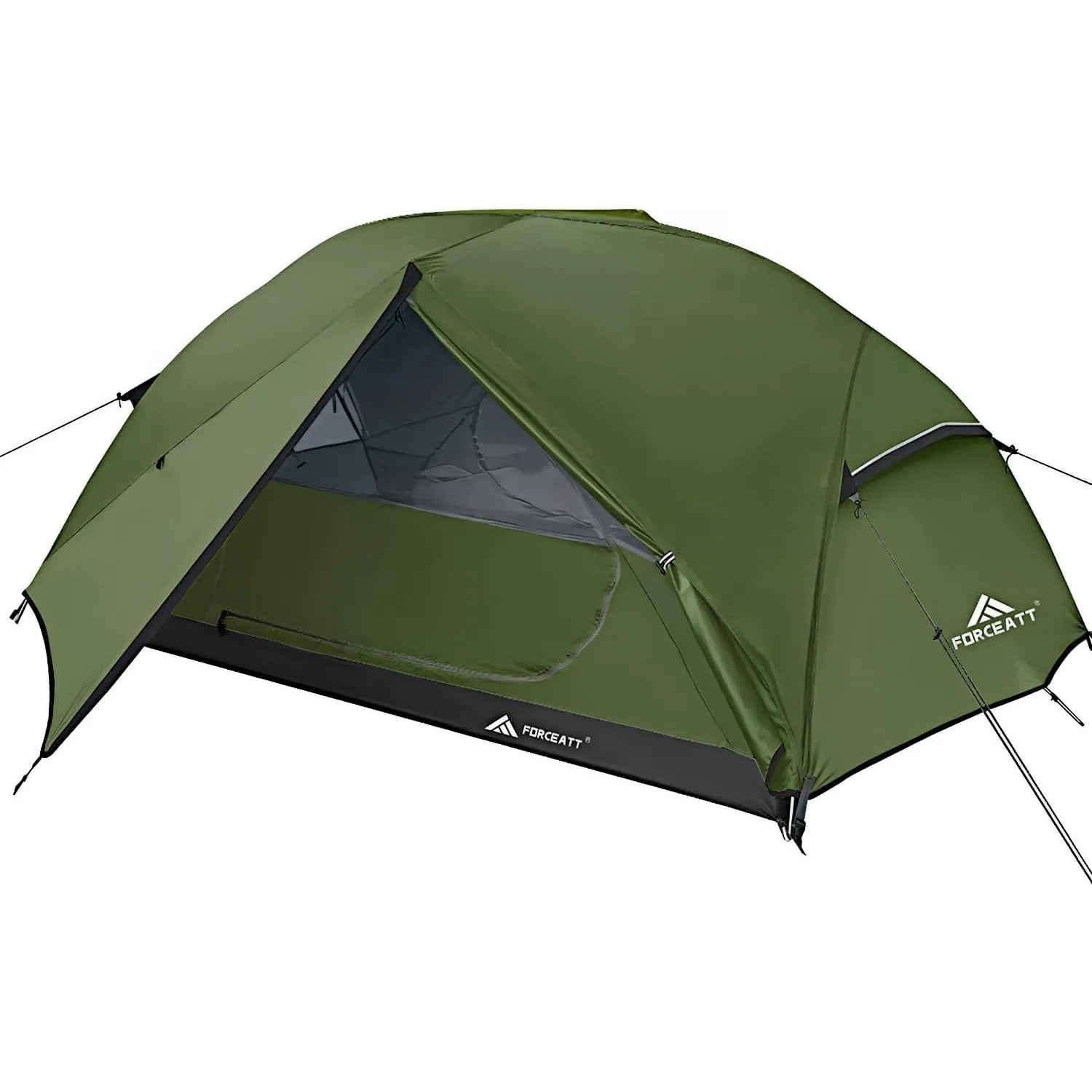 Forceatt Zelt 2-3 Personen Camping Zelt, 2 Doors Wasserdicht & Winddicht 3-4 Saison Ultraleichte Rucksack Zelt für Trek…