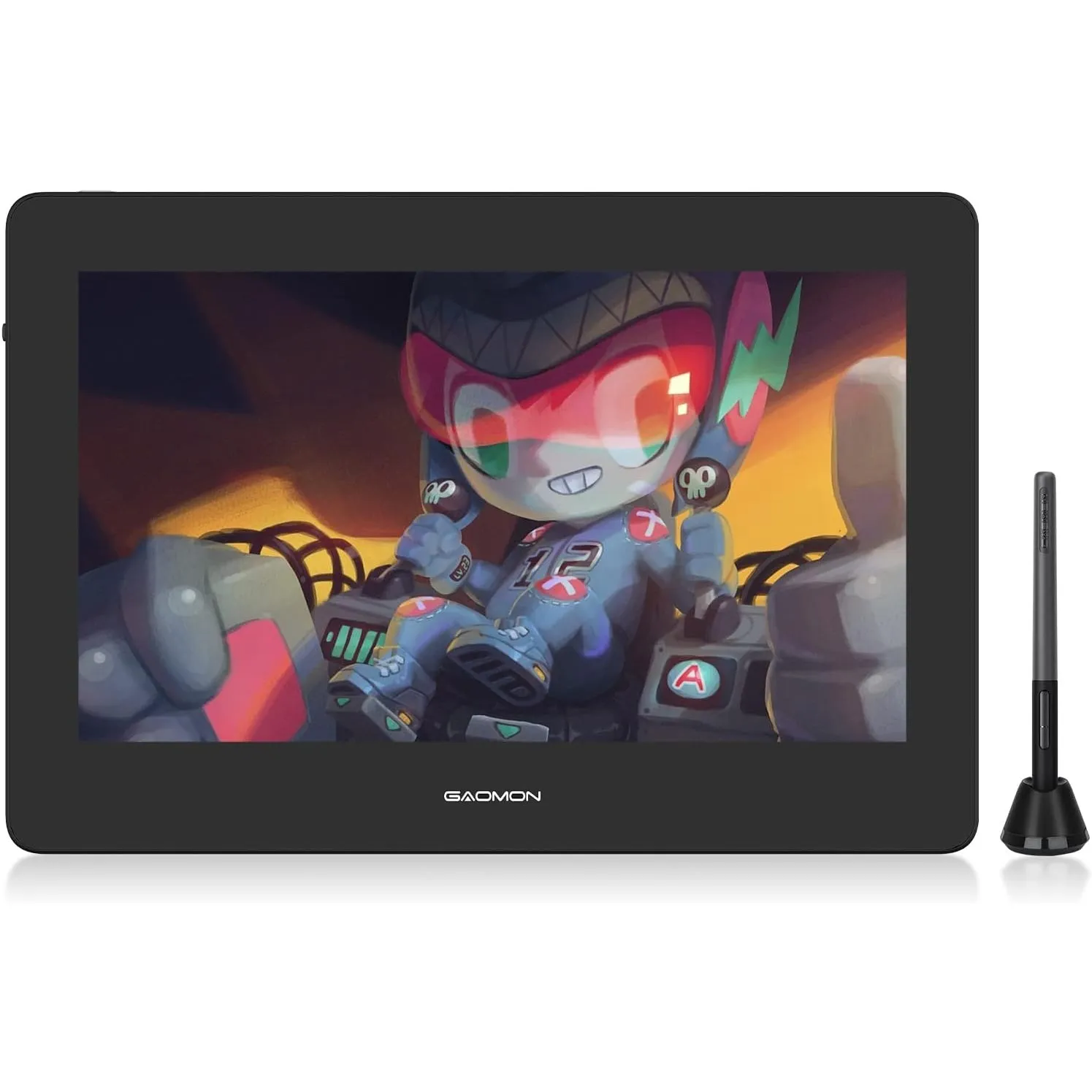 GAOMON PD1220 Grafiktablett mit Display, 11,6 Zoll Stiftdisplay, 1920 x 1080 Auflösung, Digitalstift AP50, kompatibel m…