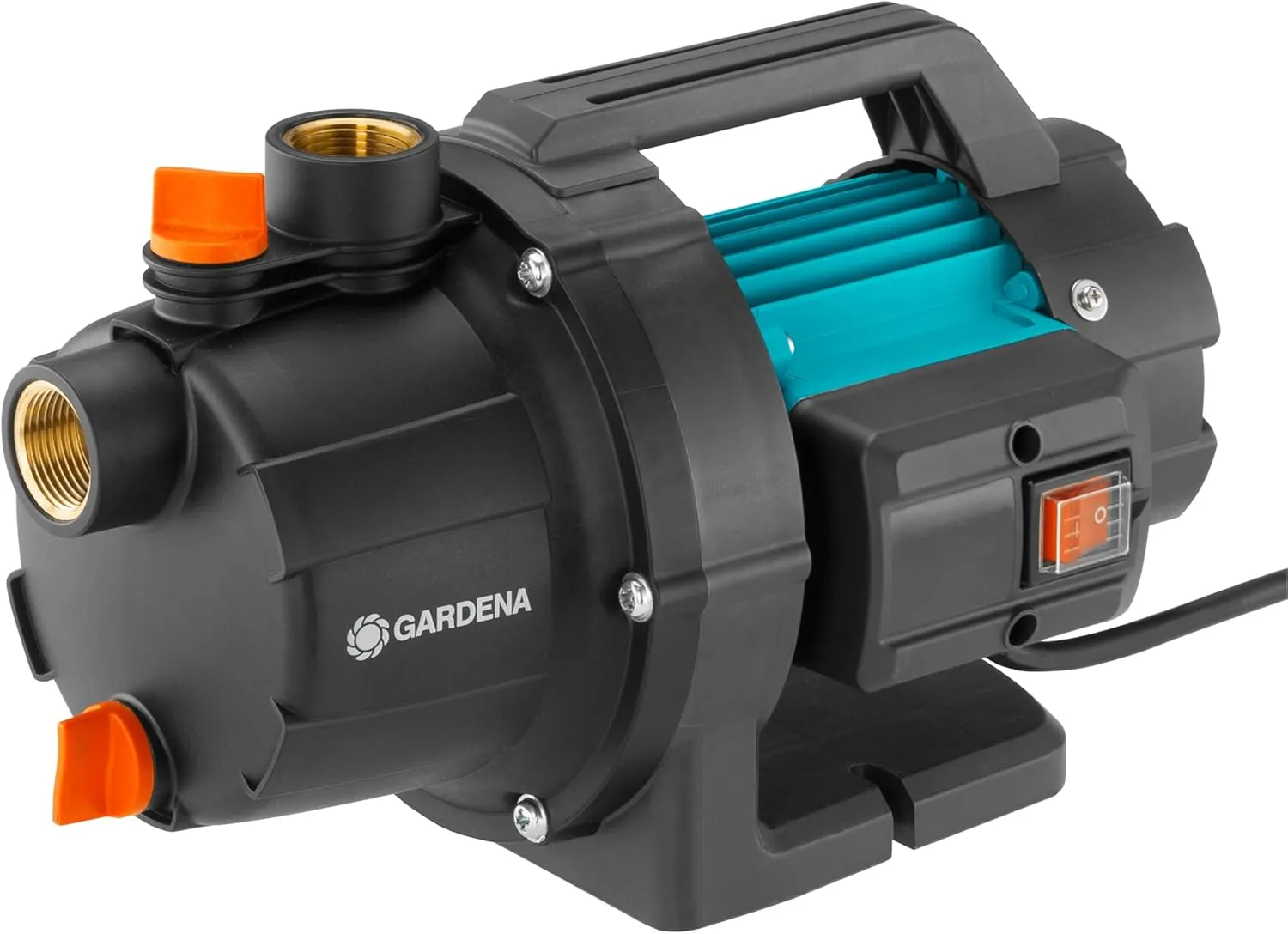 Gardena Gartenpumpe 3000/4 Basic: Bewässerungspumpe mit 3000 l/h Fördermenge, Leistung 600 W, langlebig dank Edelstahlw…