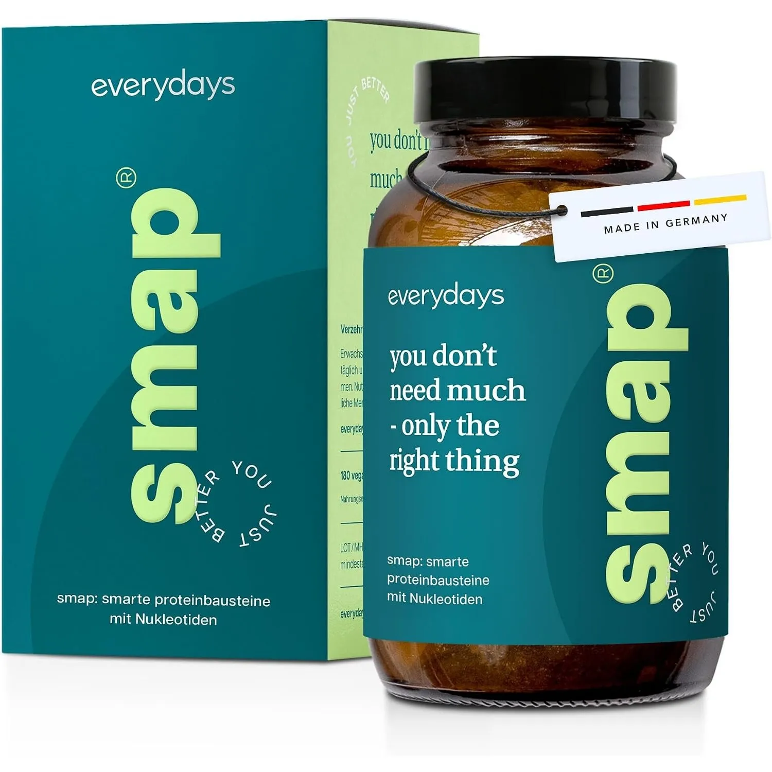 everydays smap® Aminosäuren Komplex vegan - hochdosiert - 180 Tabletten