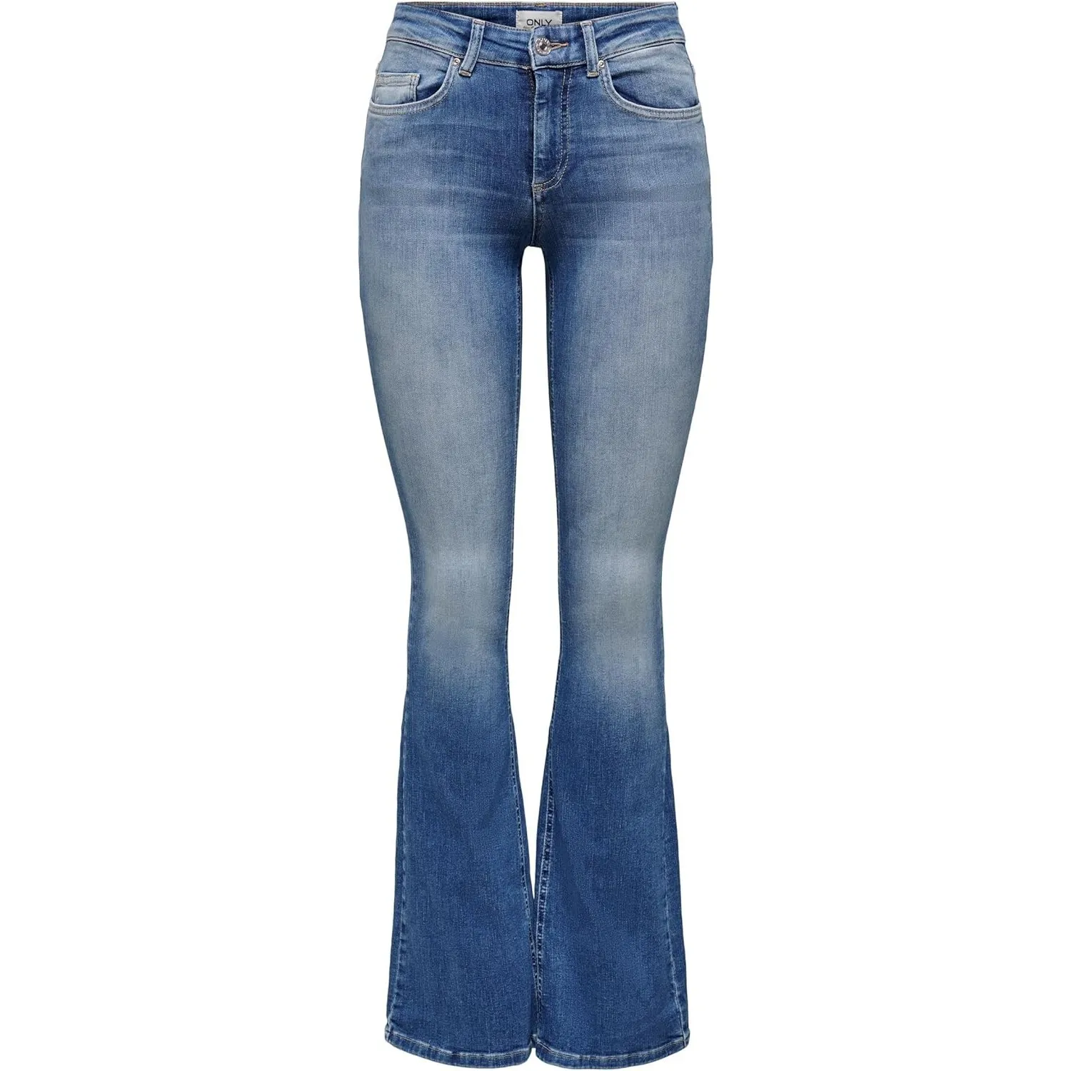 ONLY Female Flared fit Jeans ONLBLUSH Mittlere Taille Flared Jeans | Flared fit jeans