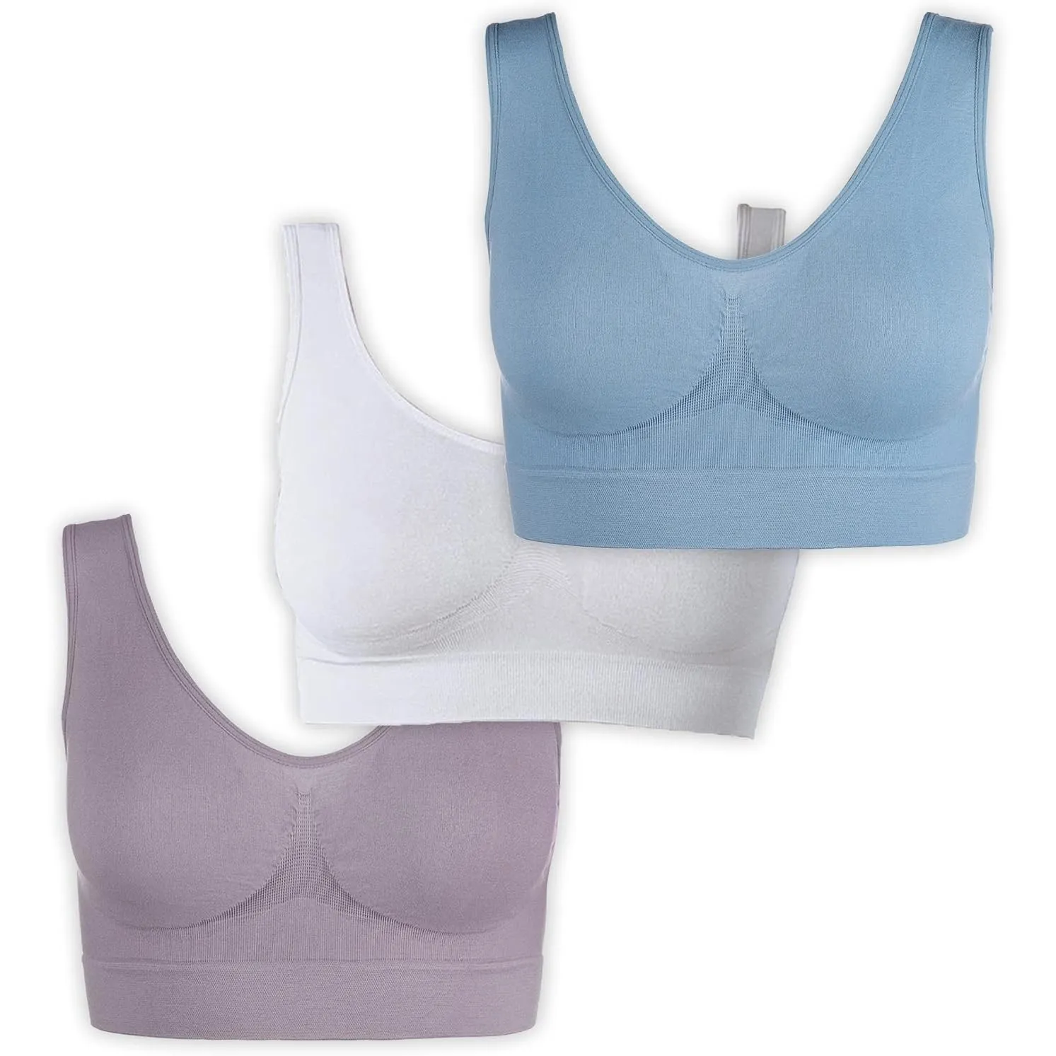 UnsichtBra Bustier Damen BH ohne Buegel | Wohlfühl Bustiers Top | Bügelloser Soft Bra | Schlaf Still Sport Bralette in …