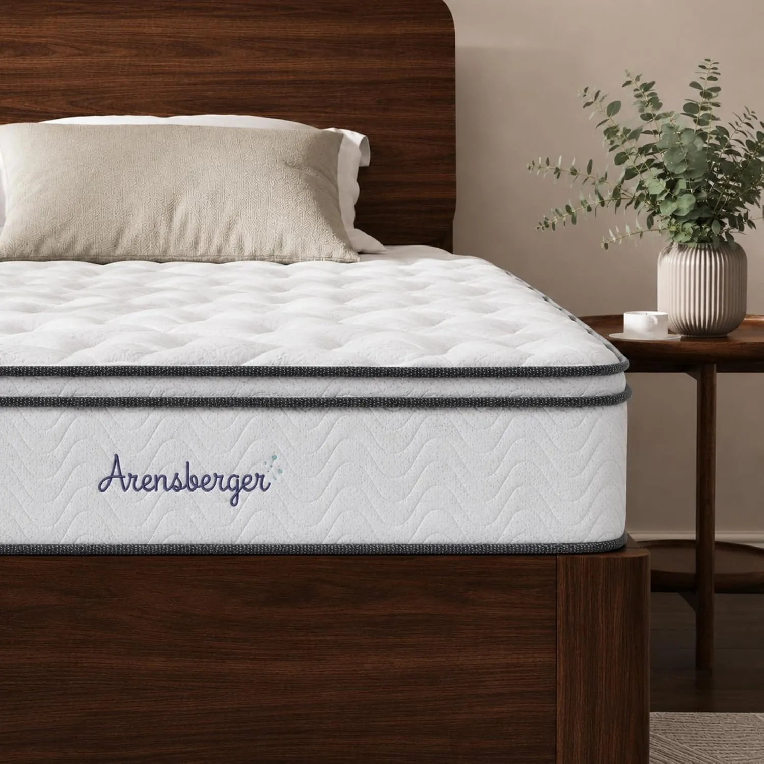 Arensberger Viktoria Matratze 180x200cm | 25cm, Gelschaum, H2/H3/H4 | Taschenfederkernmatratze, 5cm NANOCELL Gelschaum,…