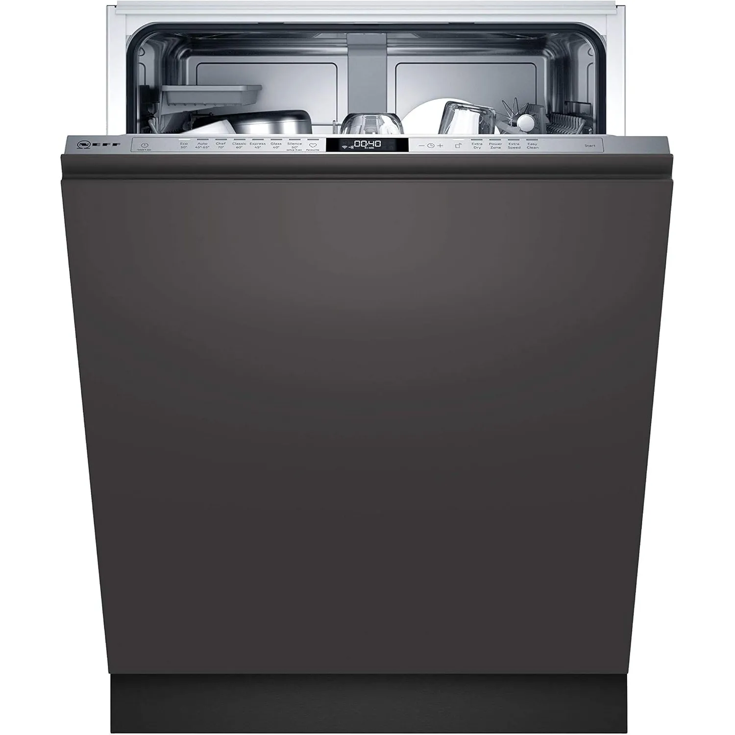 NEFF S257EAX36E, N 70, Smarter XXL Geschirrspüler Vollintegriert, 60 cm, Besteckkorb, Made in Germany, automatische Tür…