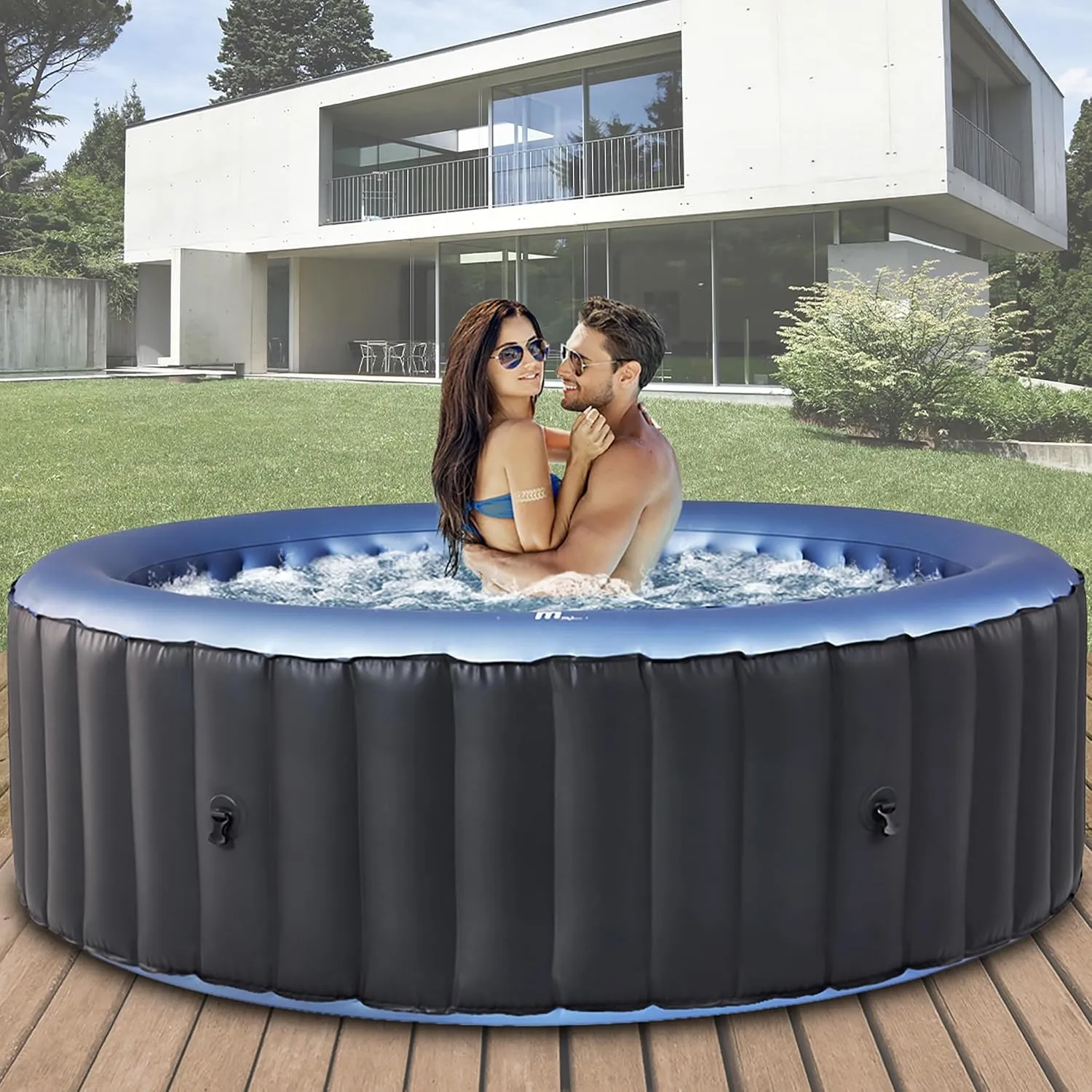 Miweba Whirlpool MSpa Bergen | 6 Personen Spa | Ø 204x70cm