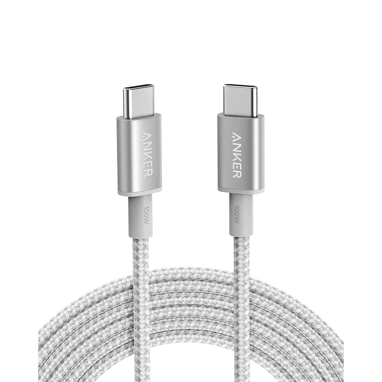 Anker 100W USB C Kabel PD 3.0 Schnellladen [3m], Weiß
