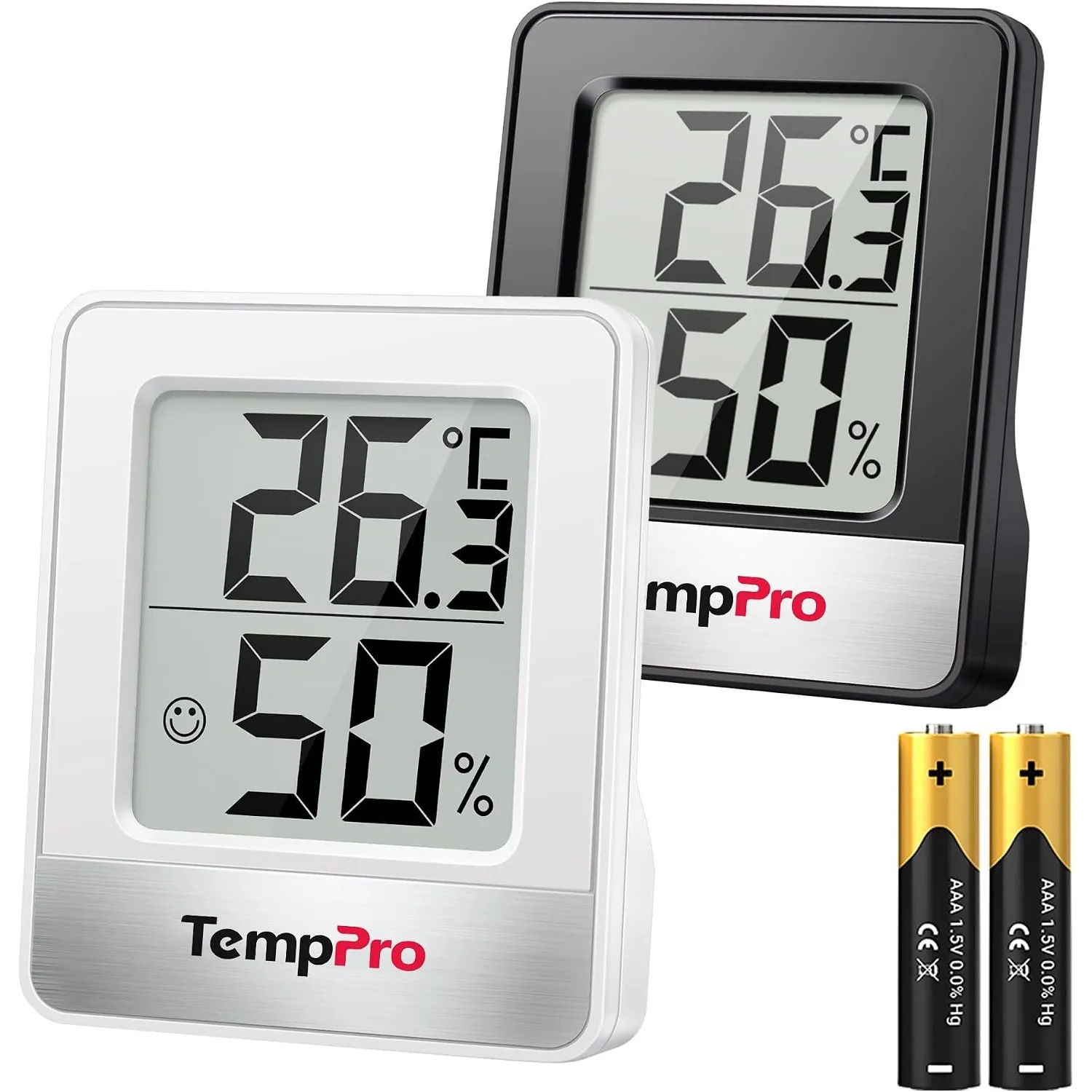 TempPro Thermo-Hygrometer Innen Digital Hygrometer Raumthermometer