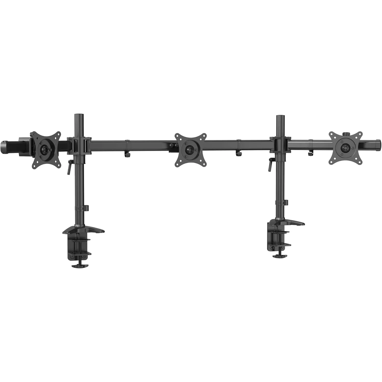 HFTEK - Monitorhalterung für 3 Monitore von 15 bis 27 Zoll Monitor Mount TV Stand Monitorständer Bildschirmhalterung 3 …