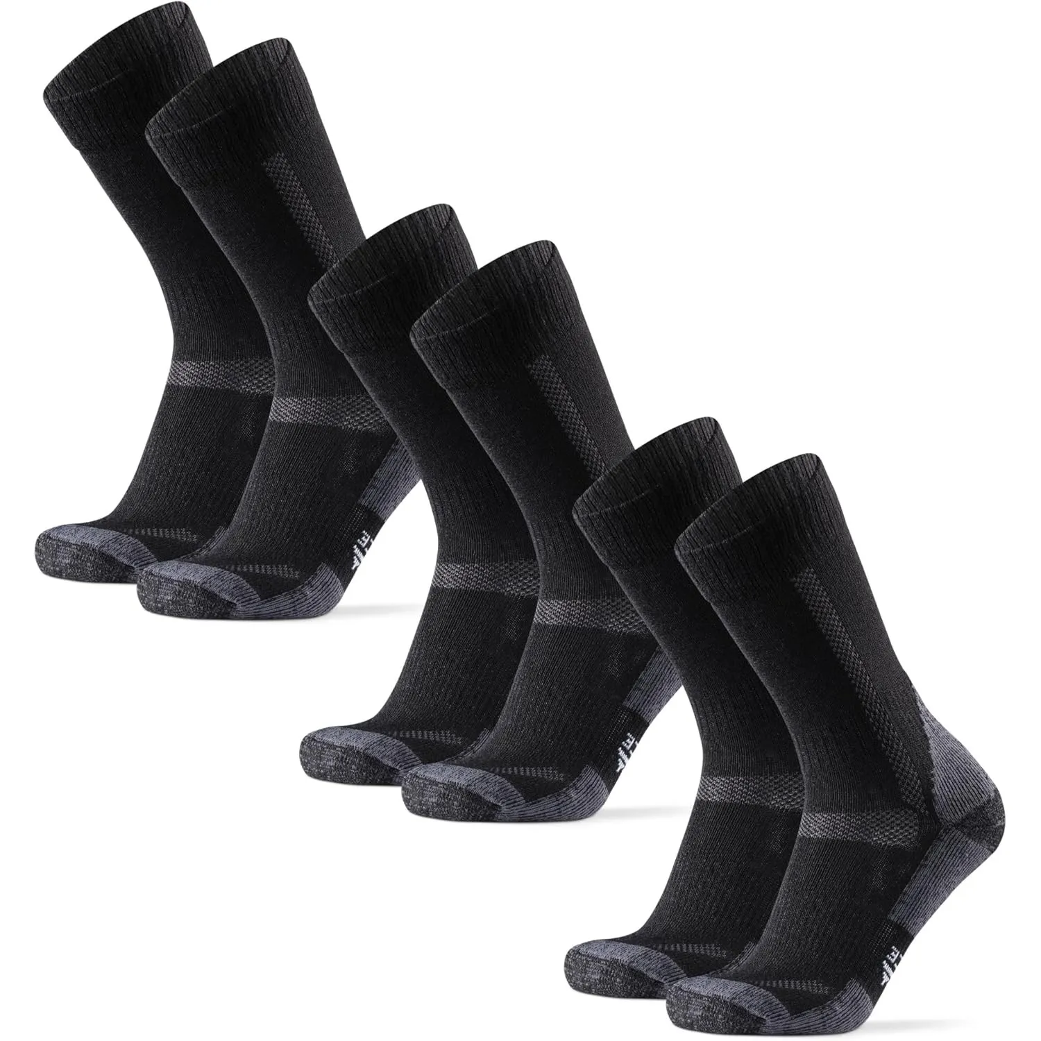 DANISH ENDURANCE Merino Wandersocken, 1, 3 & 5 Paar | Merino Trekkingsocken, Stark Gepolstert & Atmungsaktiv, Geruchshe…