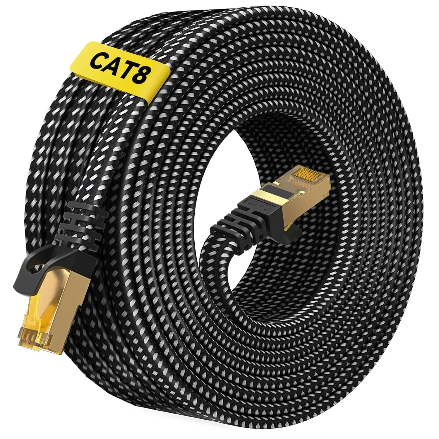 ARISKEEN Cat 8 Lan Kabel 10meter, Hochgeschwindigkeit (40Gbps 2000Mhz/s) Gigabit Netzwerkkabel Lan Kabel,Rj45 S/FTP Ges…