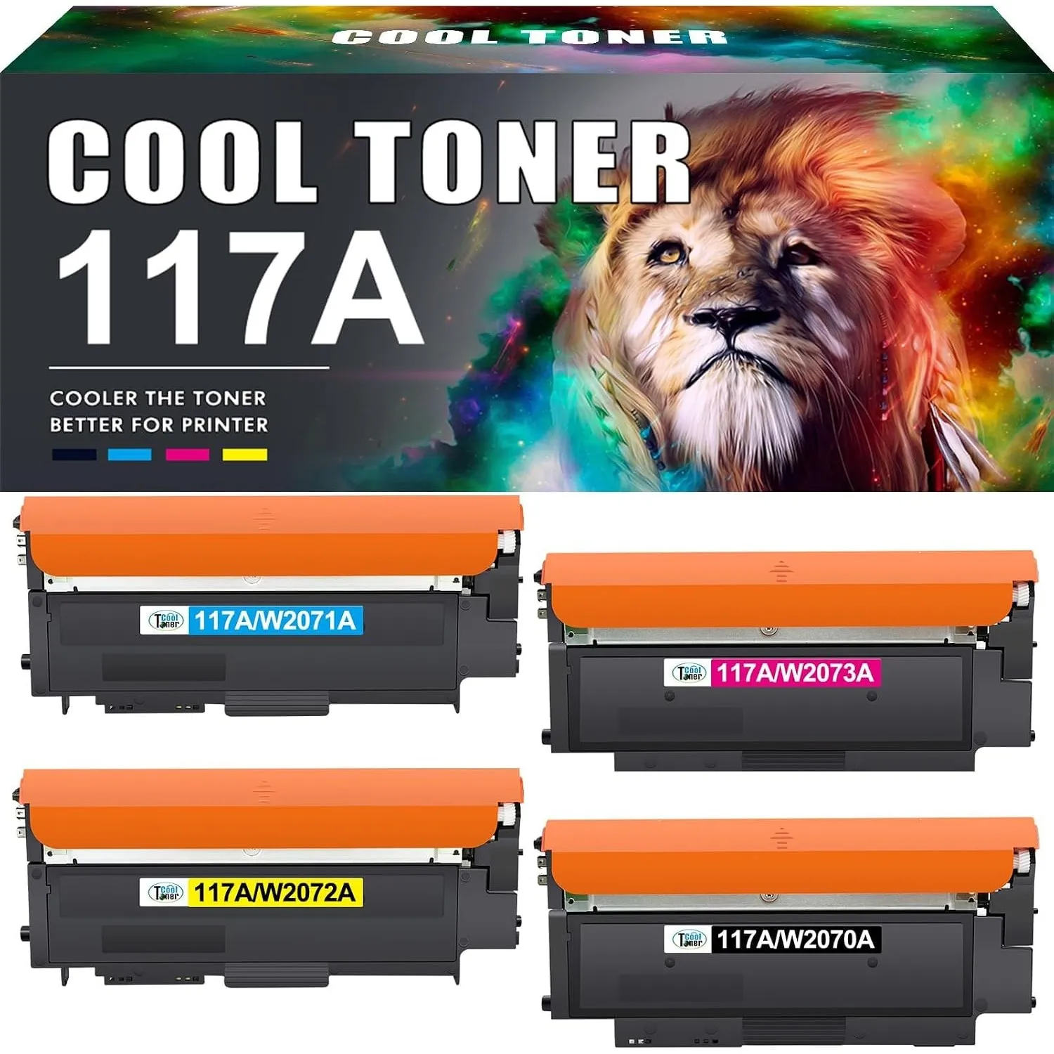 117A Toner Set als Ersatz für HP Color Laser MFP 178nwg 179fwg 178nw 4-Pack