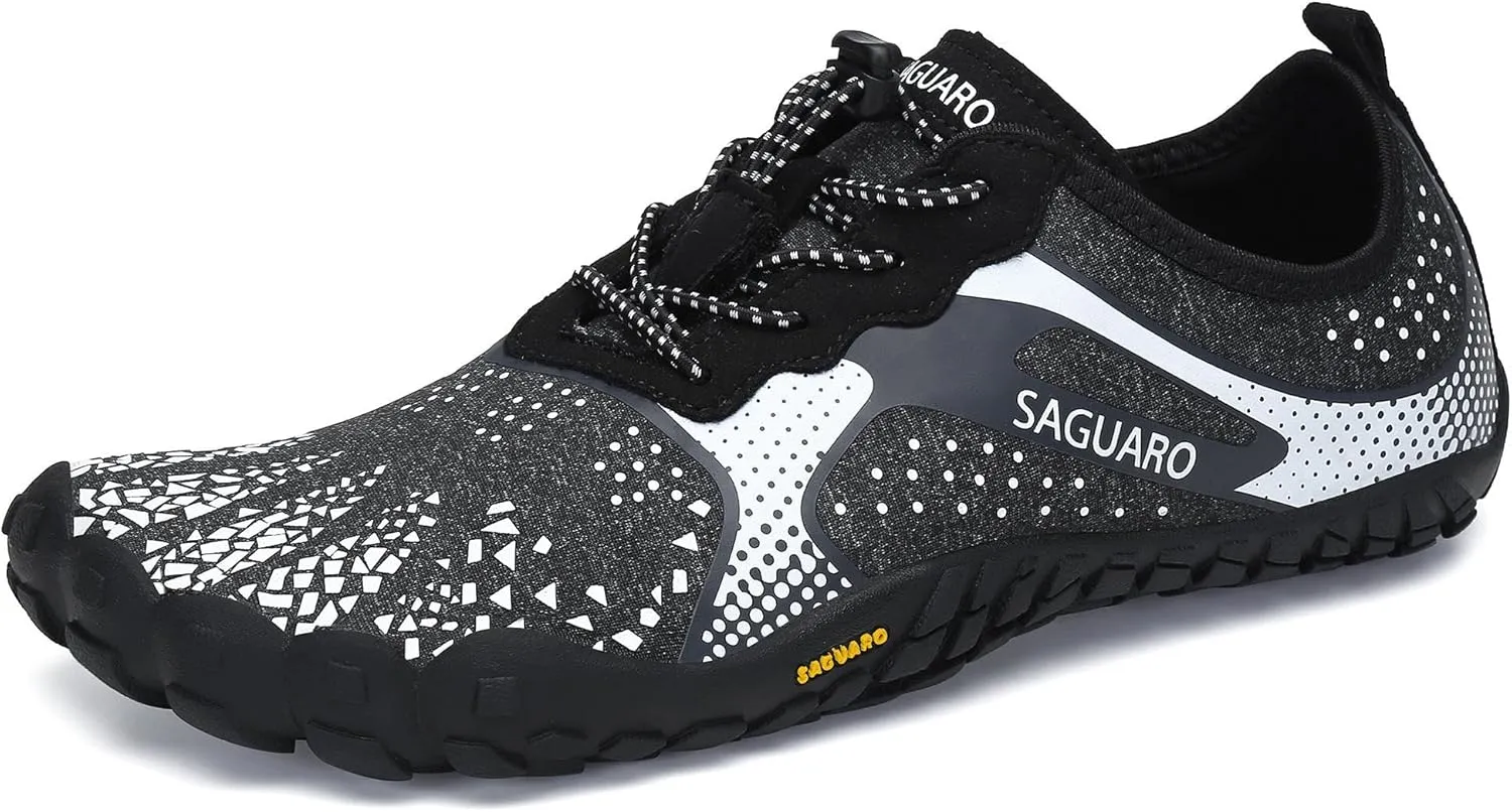 SAGUARO Unisex Minimalistische Barfußschuhe Traillaufschuhe Atmungsaktiv Schnell Trocknend Badeschuhe
