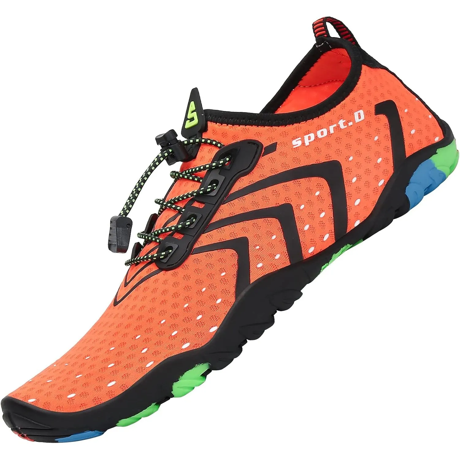 SAGUARO Badeschuhe für Herren Damen - 7/9 Drainagelöcher Schnelltrocknende rutschfest, Gr 35-48