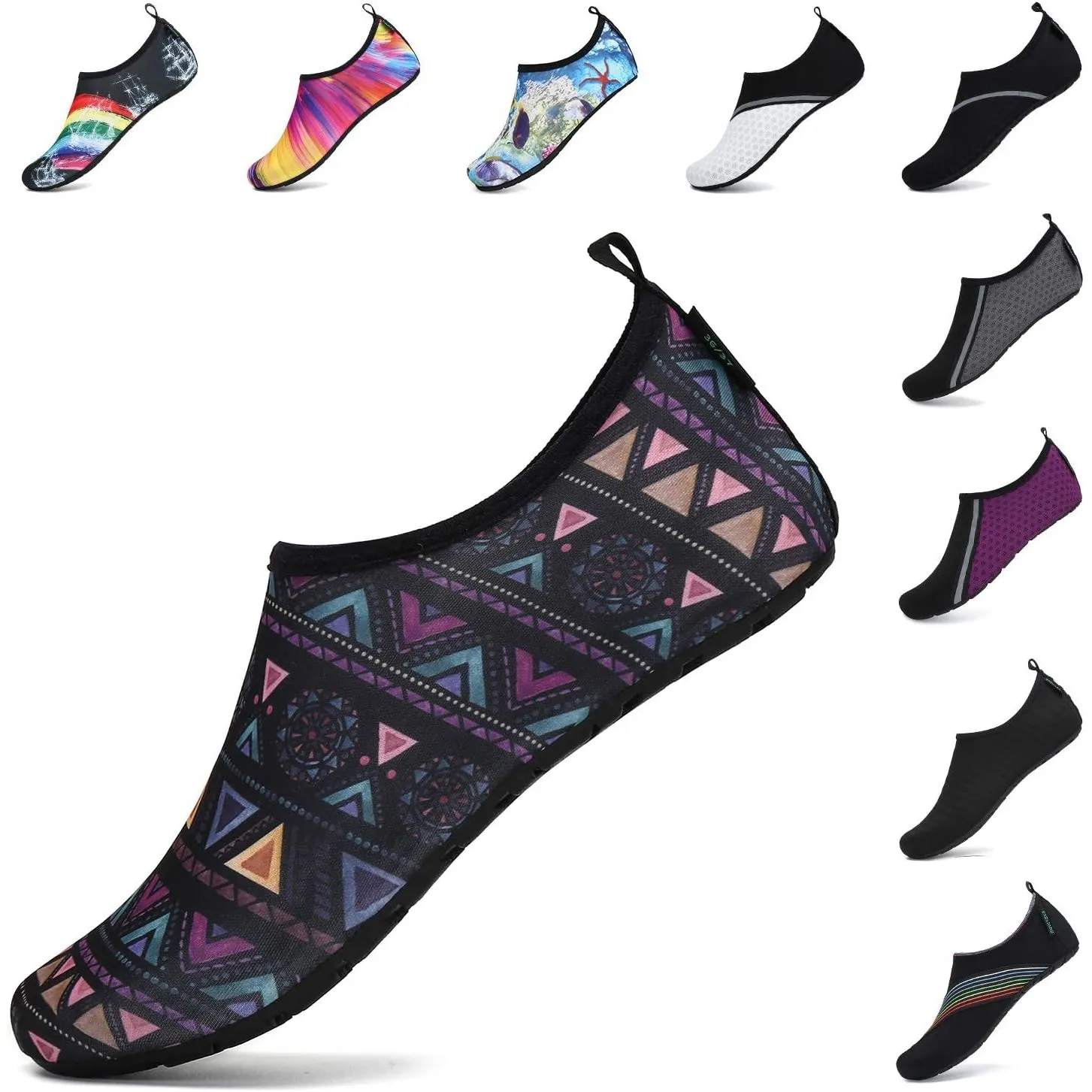 SAGUARO Unisex Badeschuhe Herren Schwimmschuhe Damen Schnell Trocken Wasserschuhe Outdoor Aqua Schuhe, 37-47EU