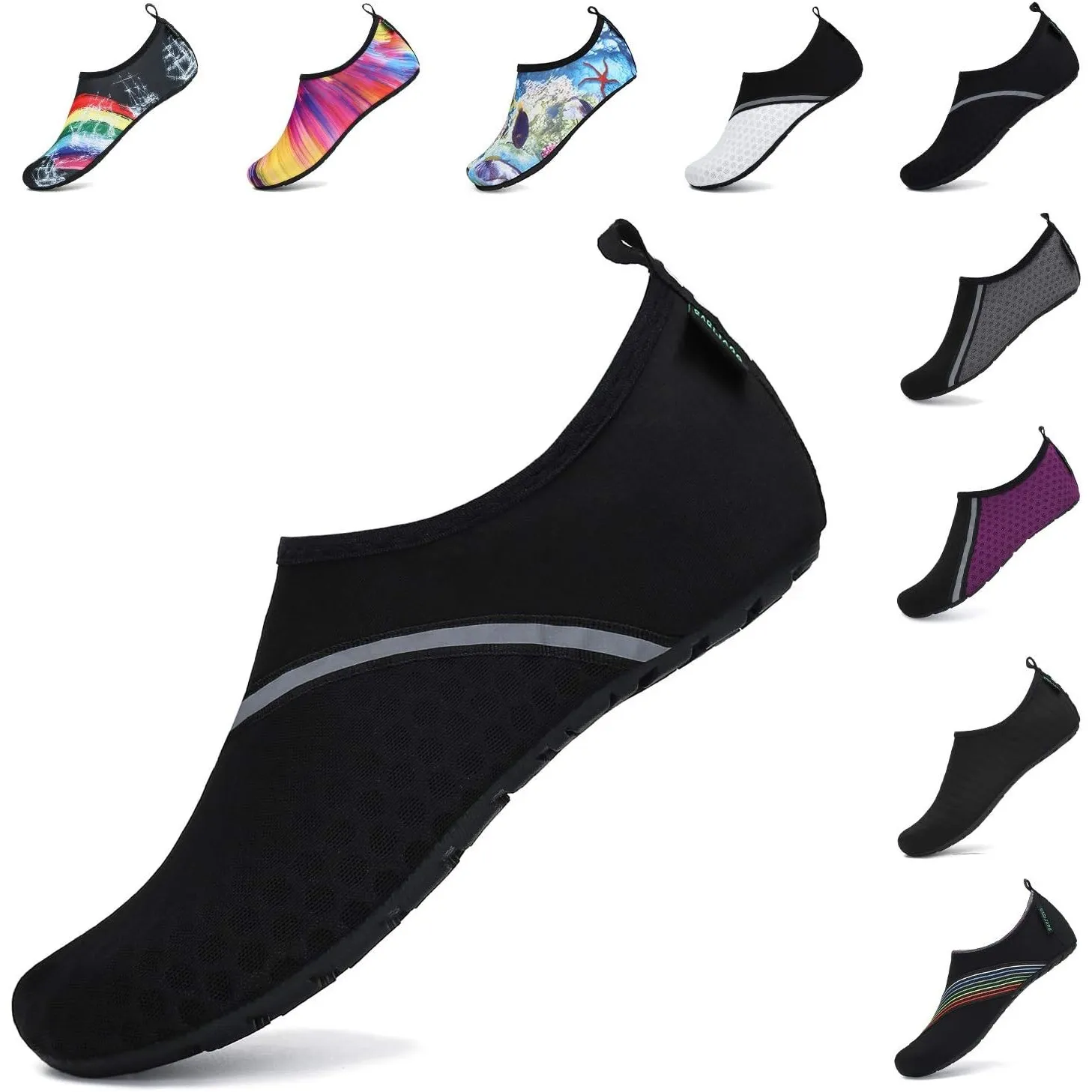 SAGUARO Unisex Badeschuhe Herren Schwimmschuhe Damen Schnell Trocken Wasserschuhe Outdoor Aqua Schuhe, 37-47EU