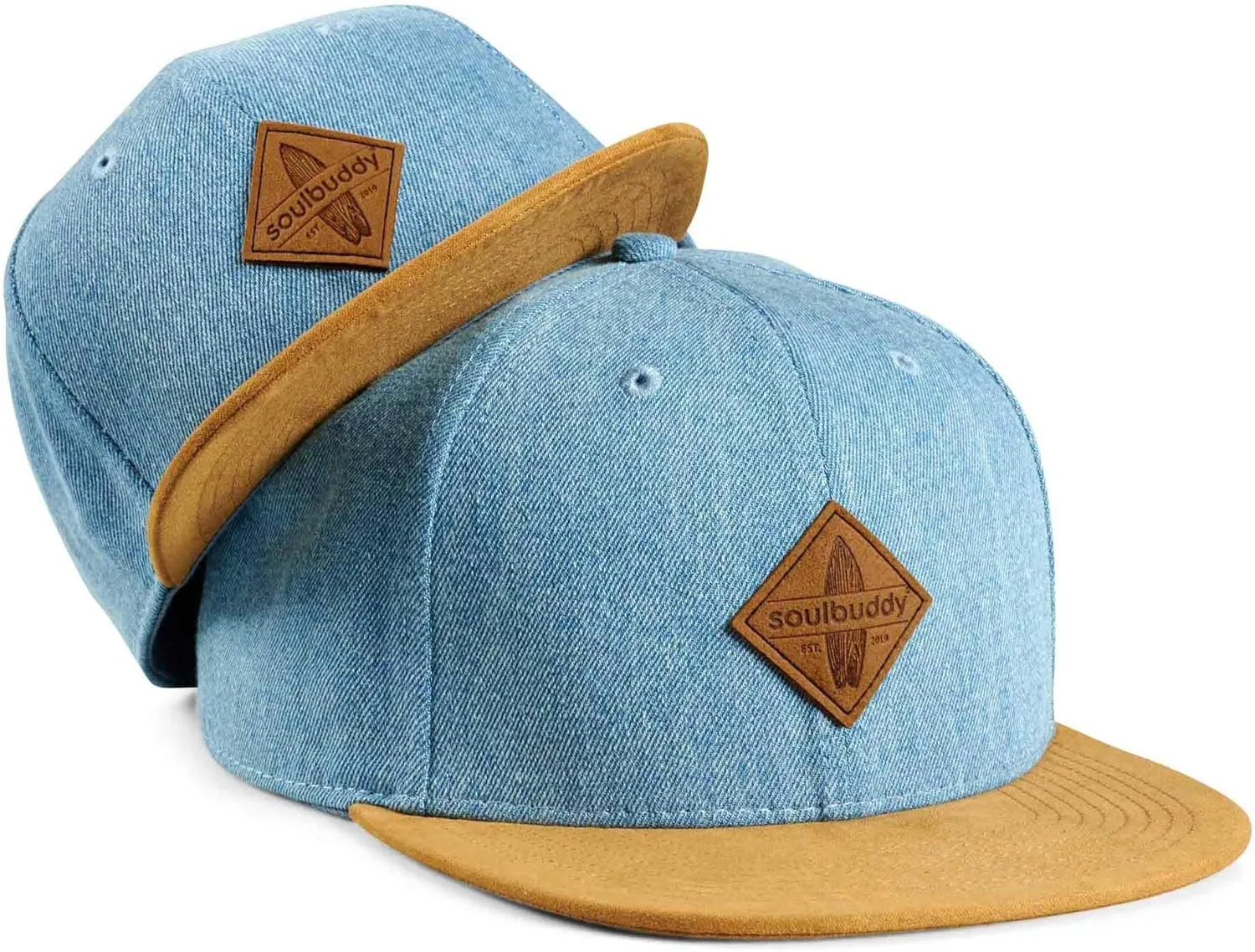 Soulbuddy Vater Sohn Baseball Cap Set – 2er Partnerlook Familie – Herren & Kinder Basecap – tolle Sommer Caps – Snapbac…