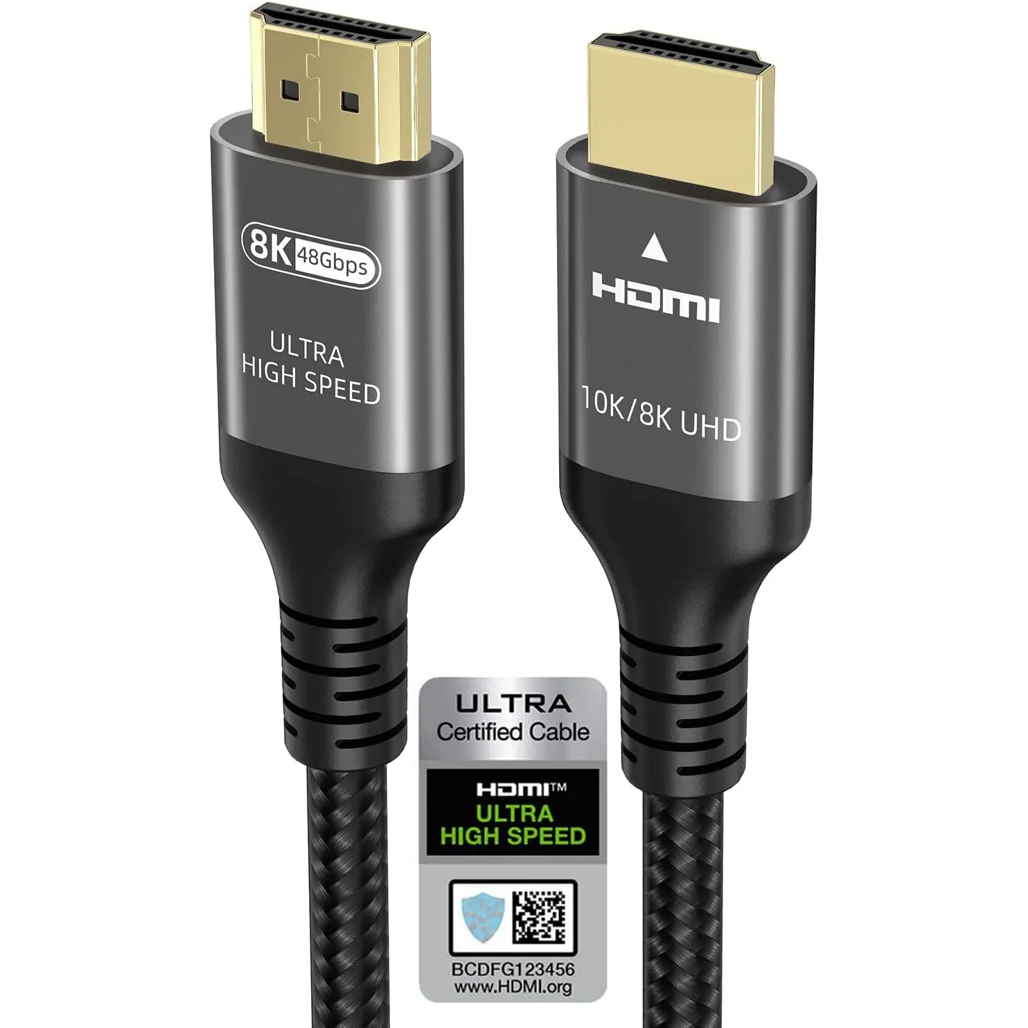 Ubluker 10K 8K 4K HDMI 2.1 Kabel 48Gbps 3M, Zertifiziertes Ultra High Speed