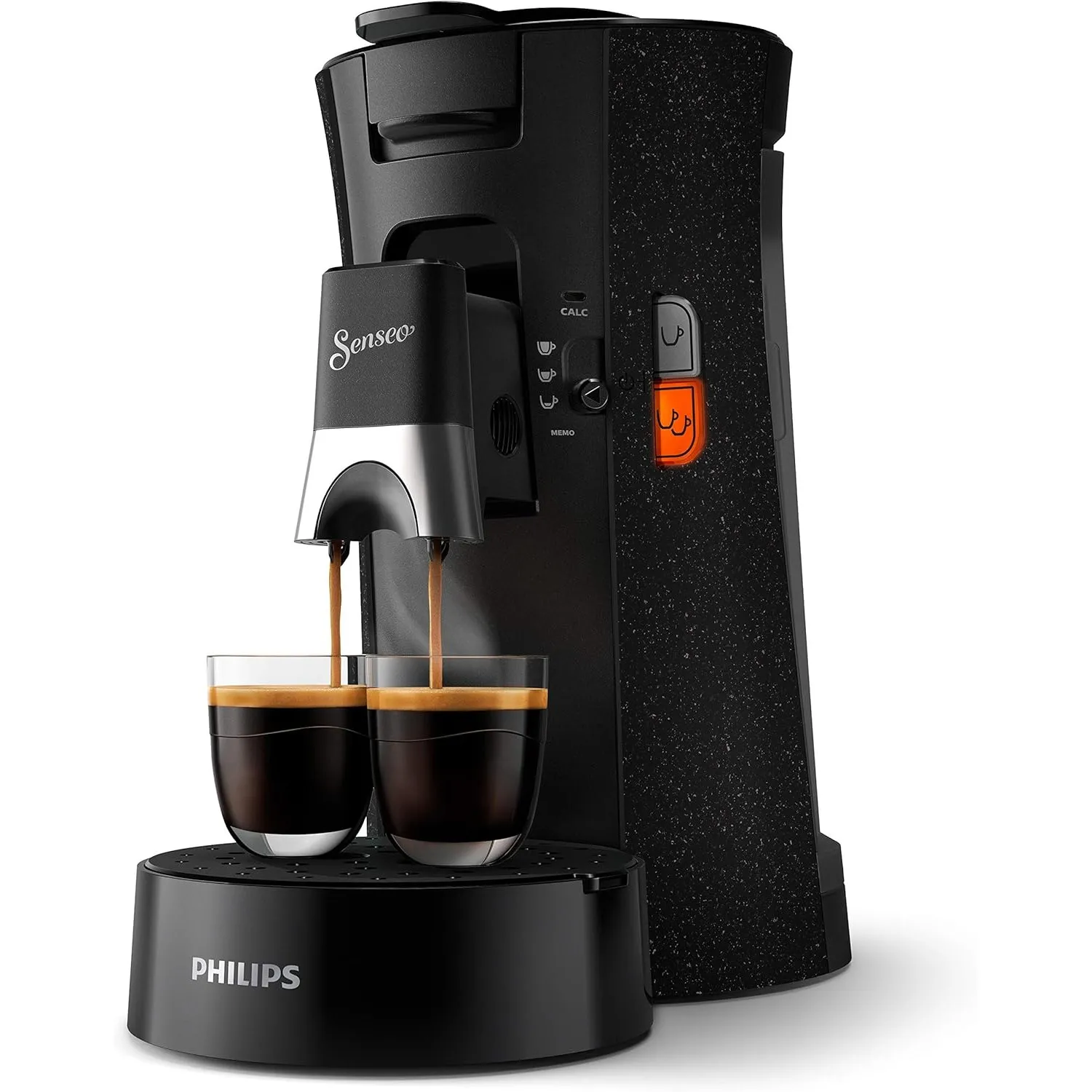 PHILIPS Senseo Select Kaffeepadmaschine, Schwarz, 3 Spezialitäten